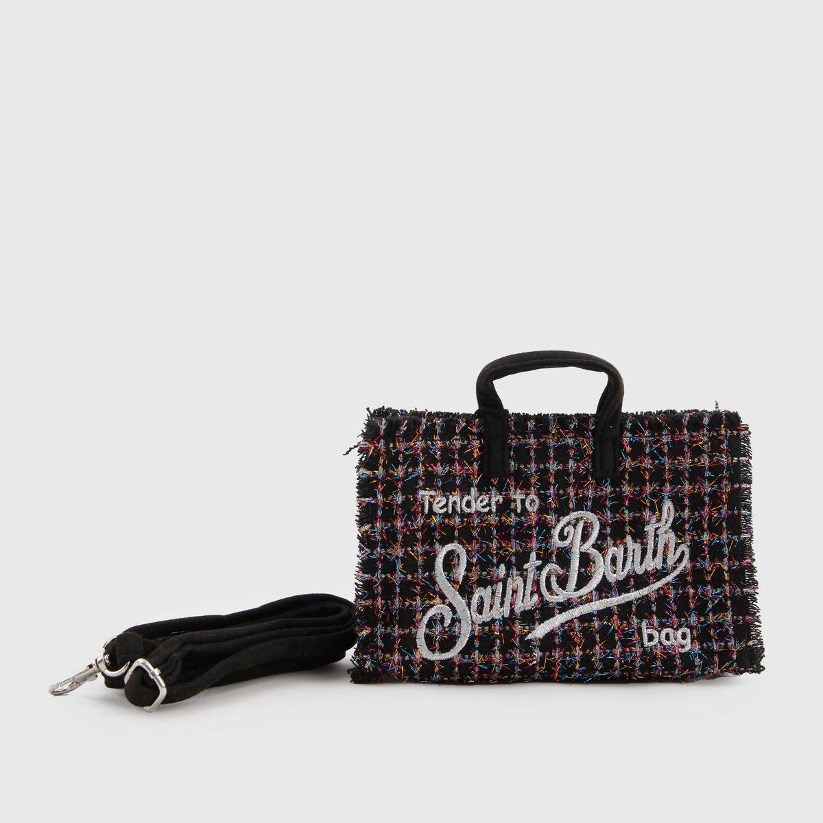 Phone Bag in Tweed Paillettes Multicolore per Ragazza MC2 SAINT BARTH