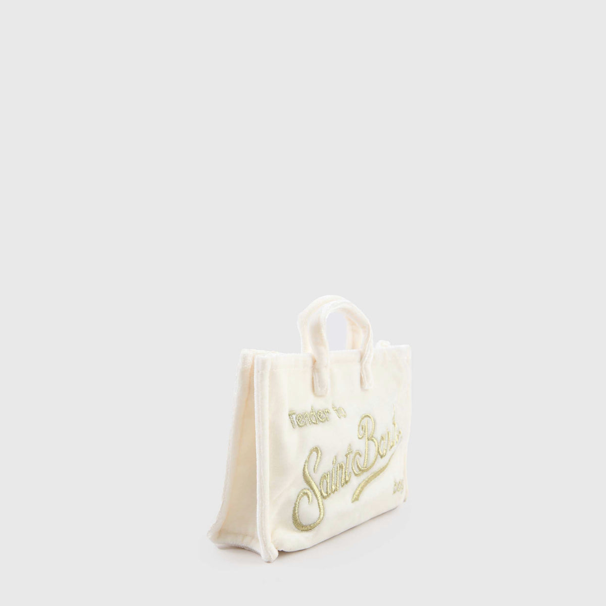 Phone Bag in Velluto Panna per Ragazza MC2 SAINT BARTH