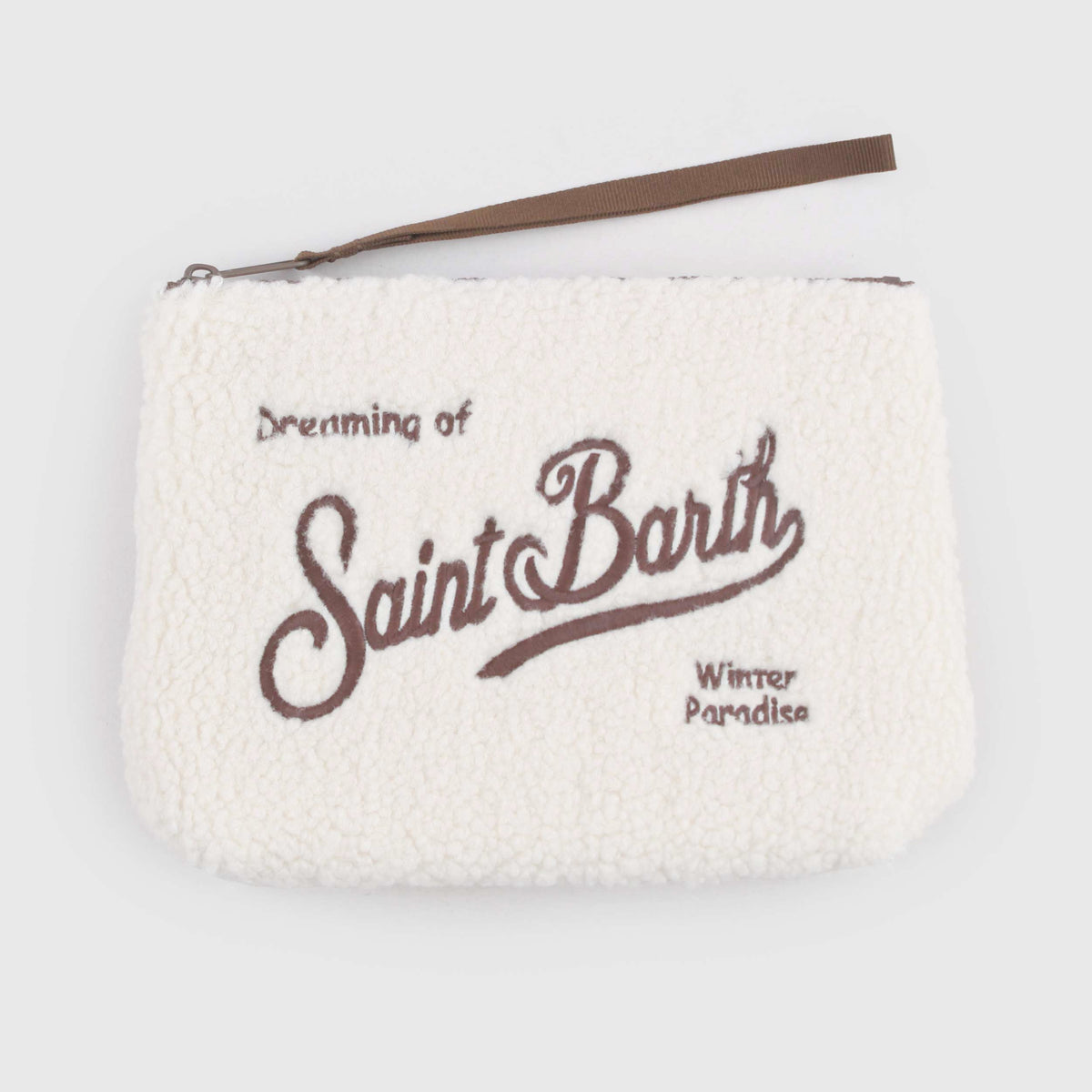 Pochette Aline in Teddy Bianco per Ragazza by MC2 SAINT BARTH