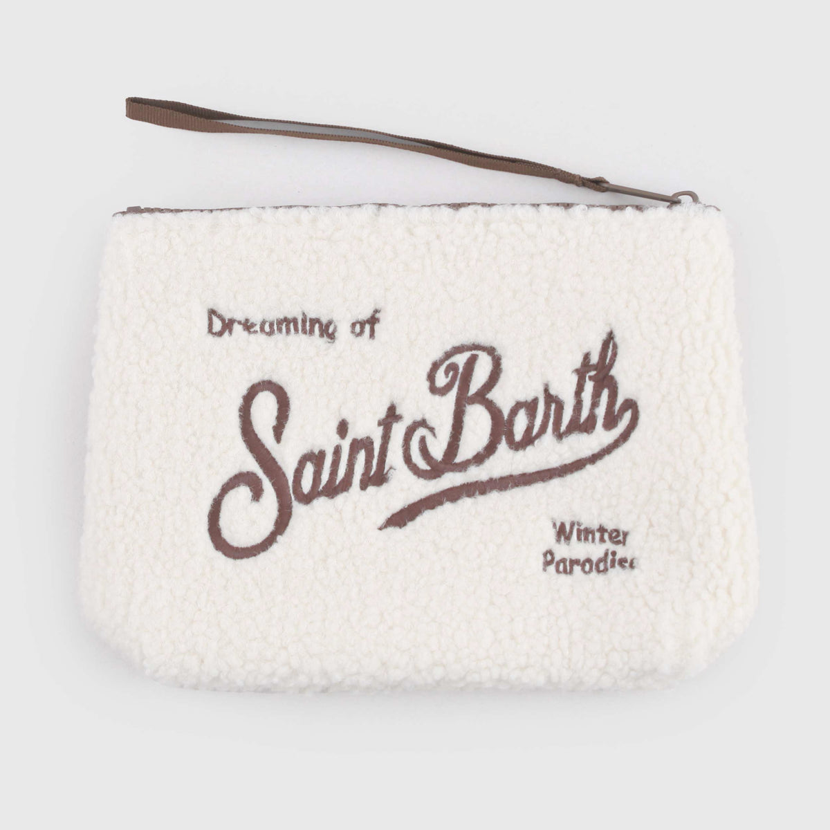 Pochette Aline in Teddy Bianco per Ragazza by MC2 SAINT BARTH