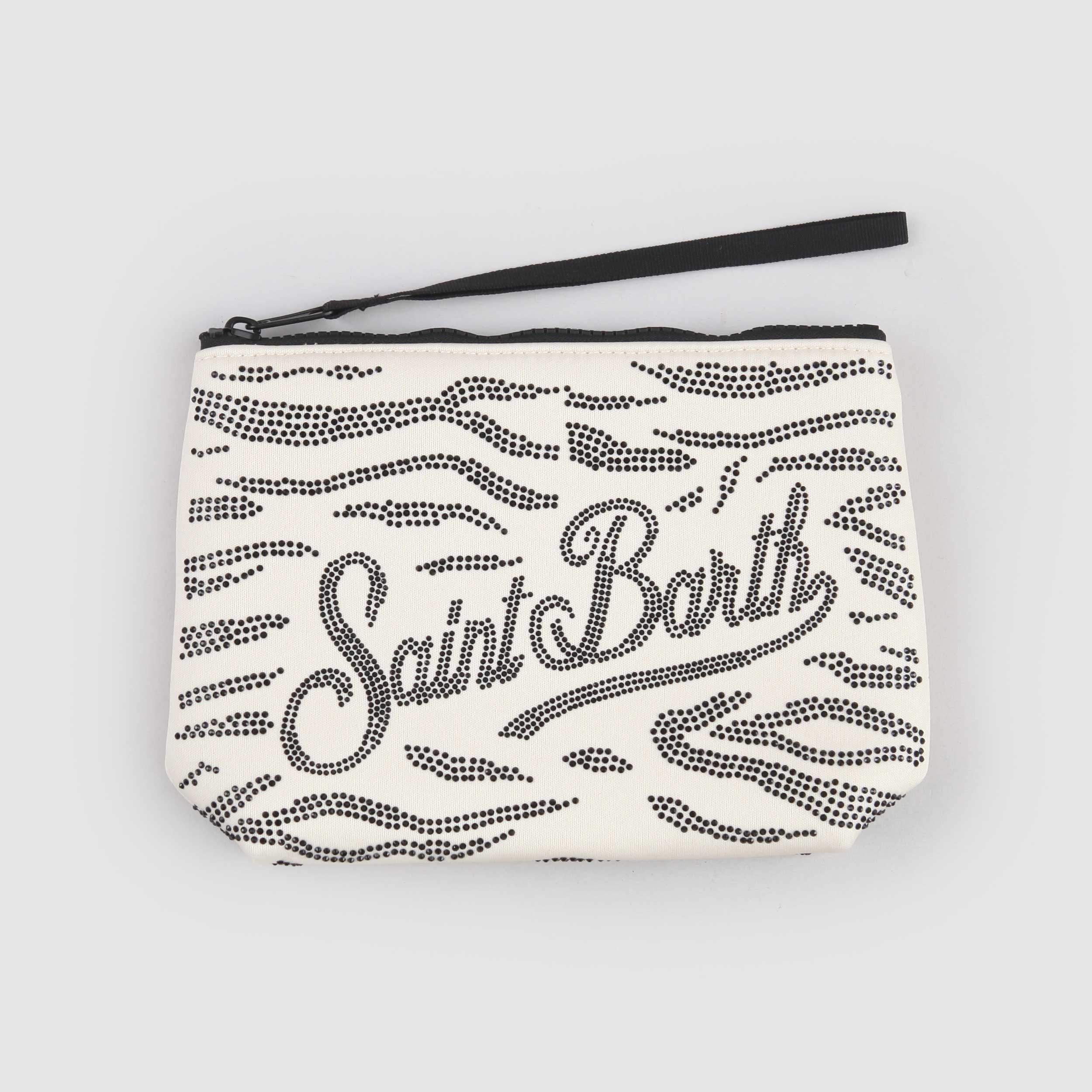 Pochette Fantasia Color Panna con Paillettes Firmata MC2 SAINT BARTH