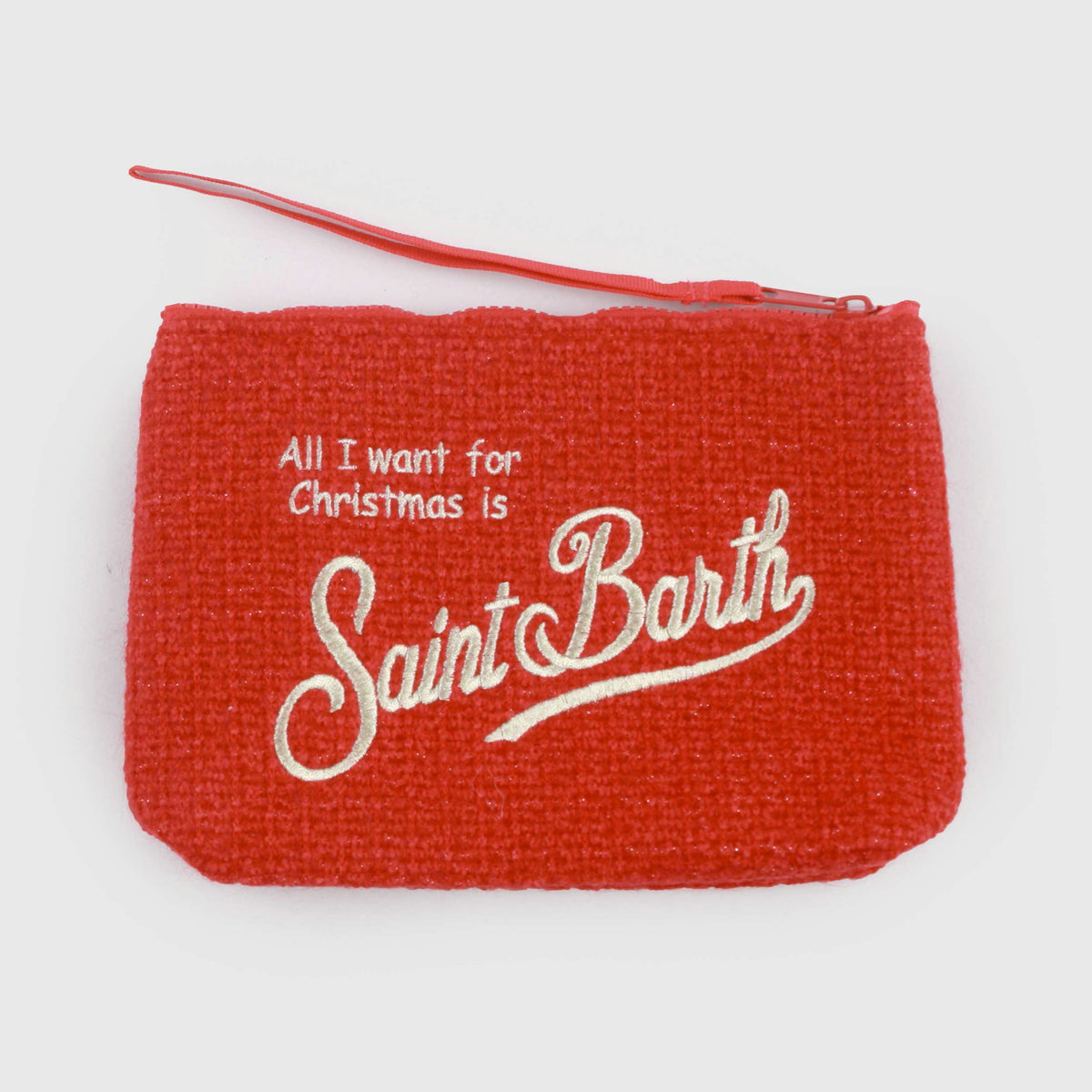Pochette Aline in Tricot Rosso per Ragazza by MC2 SAINT BARTH