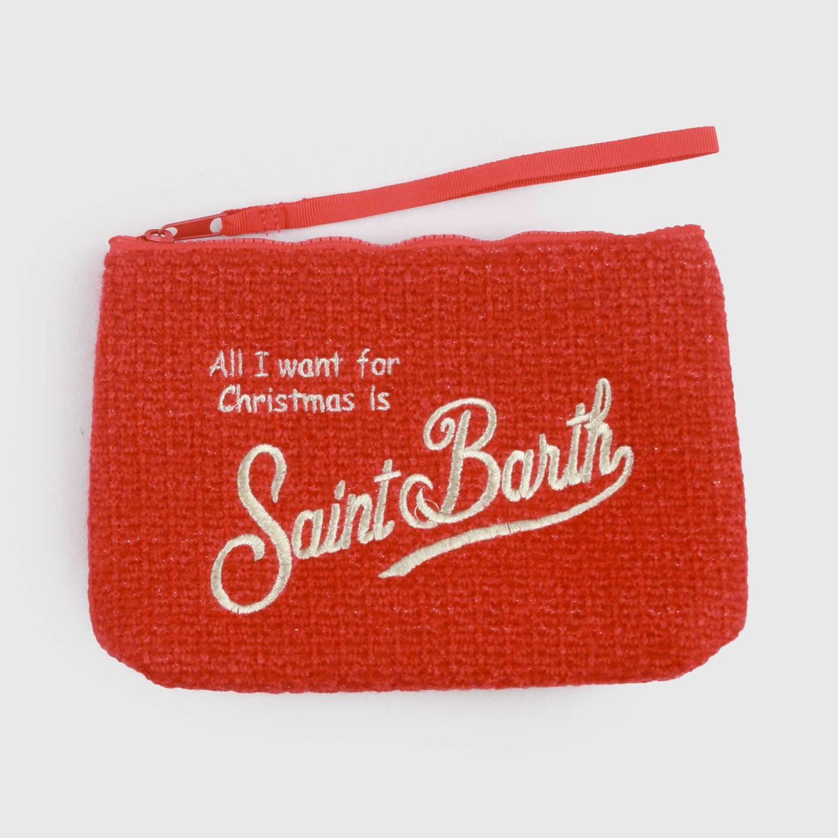 Pochette Aline in Tricot Rosso per Ragazza by MC2 SAINT BARTH