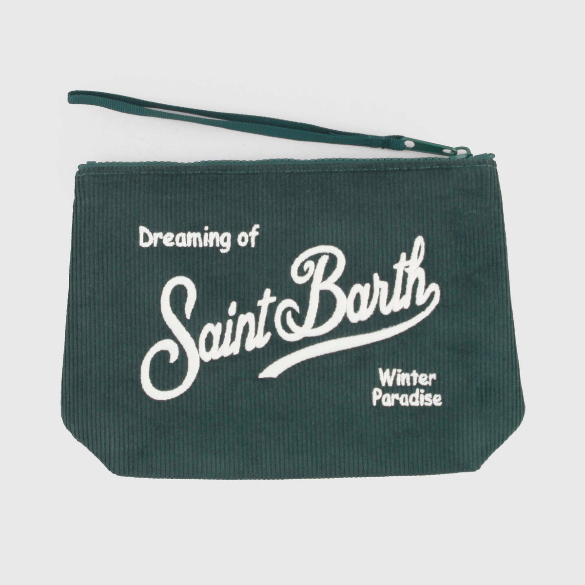 Pochette Aline Corduroy Verde per Ragazza by MC2 SAINT BARTH