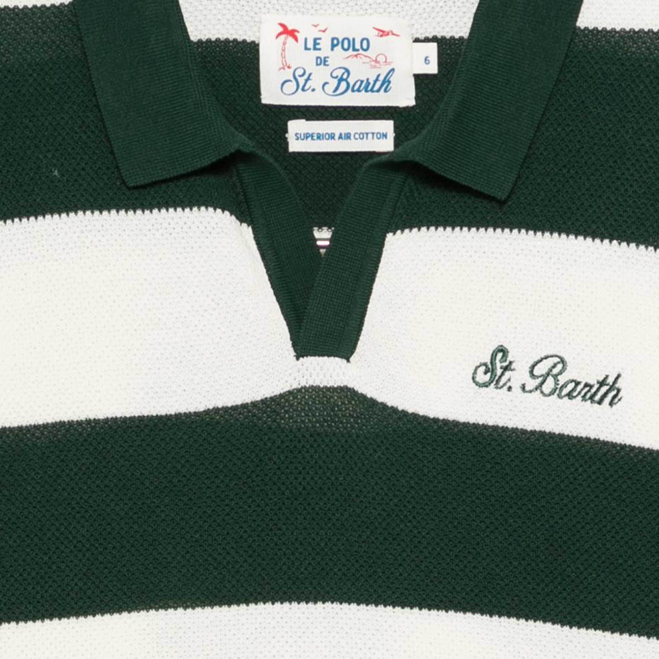 MC2 SAINT BARTH Striped Polo Shirt
