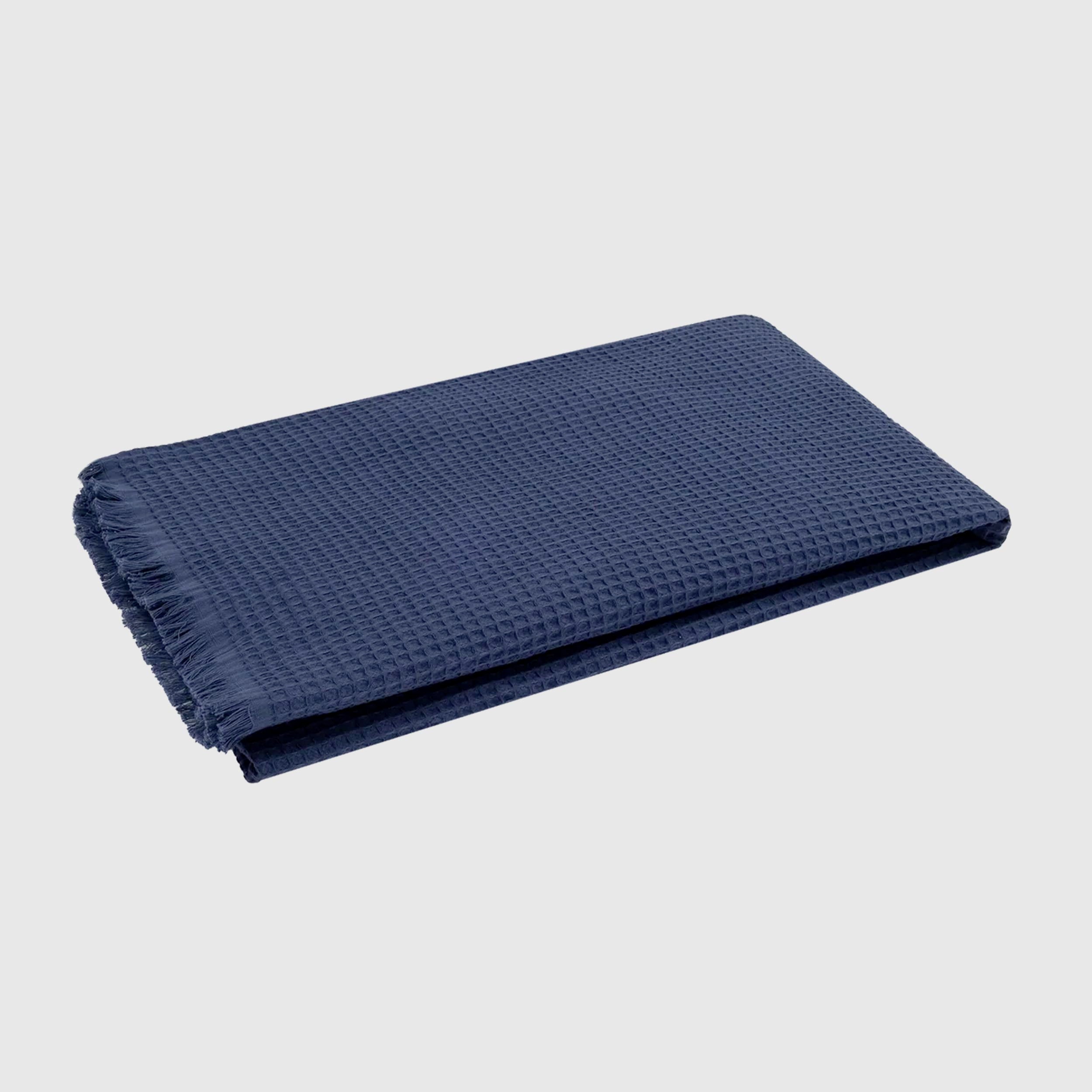 MC2 SAINT BARTH Branded Navy Blue Foutasac Beach Towel