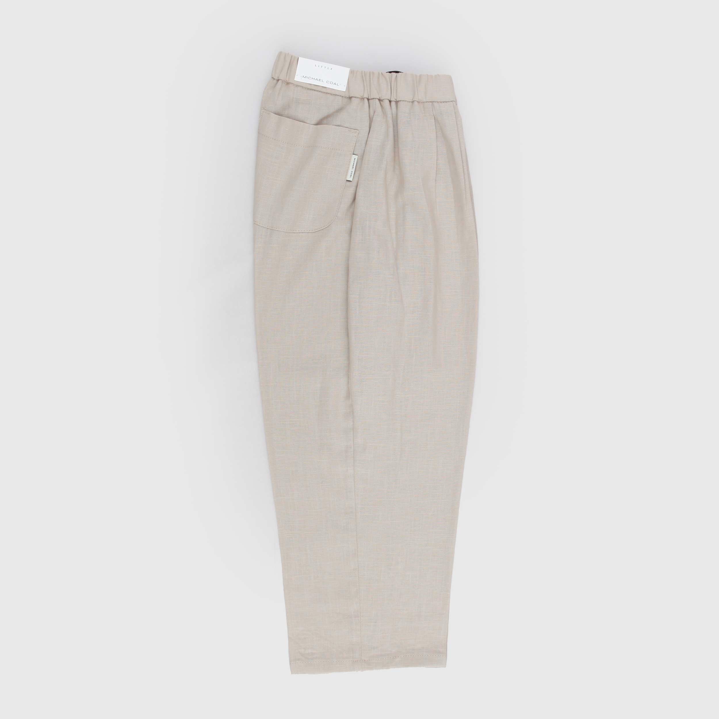 Sand-Colored Wide-Leg Trousers by MICHAEL COAL