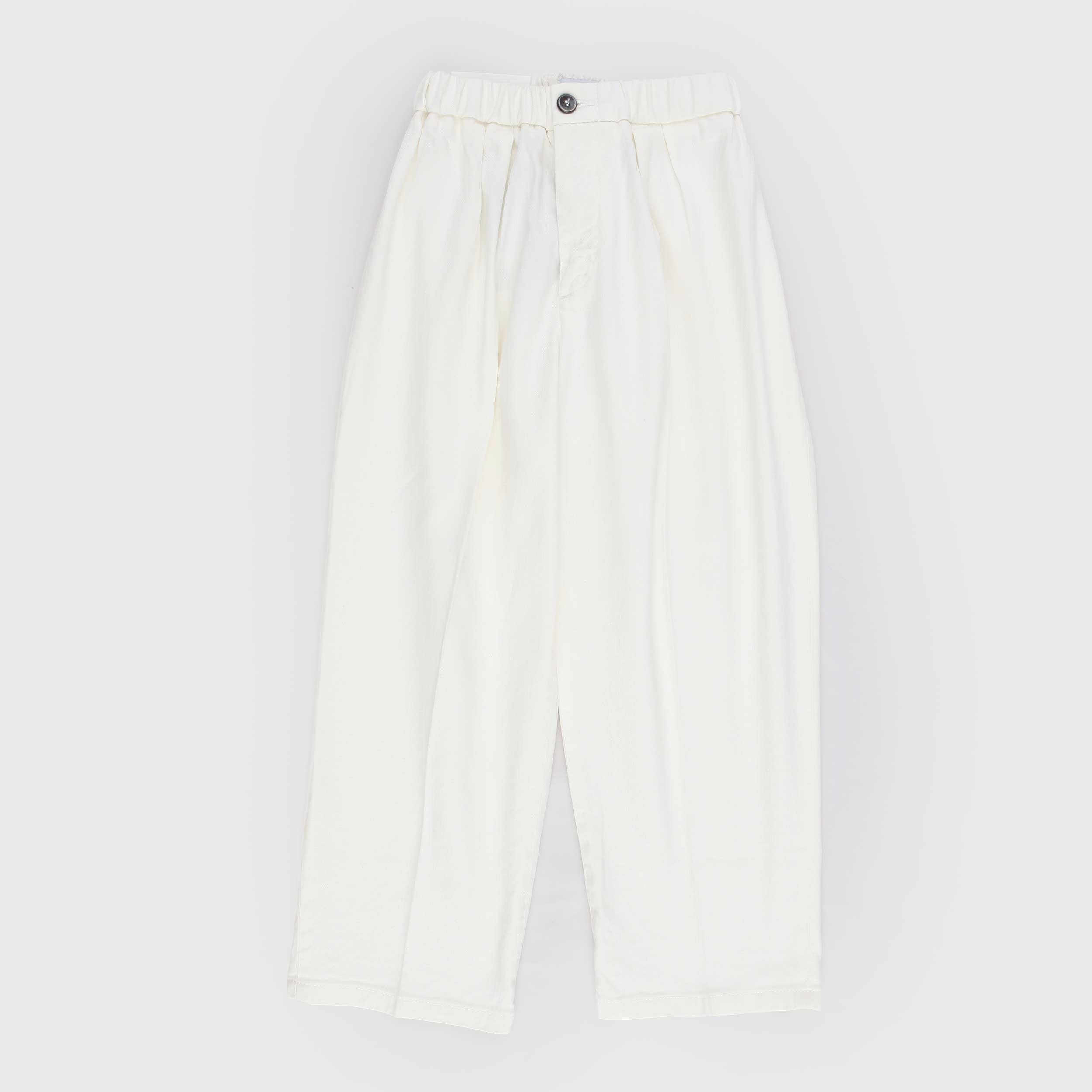Cream-Colored Wide-Leg Trousers by MICHAEL COAL