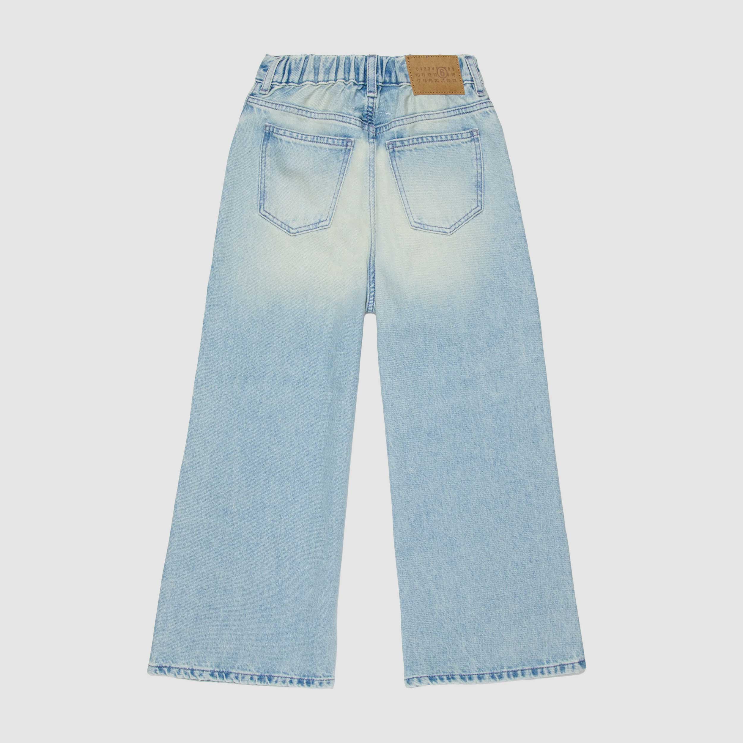 Jeans Denim Blu Cinque Tasche Firmato MM6