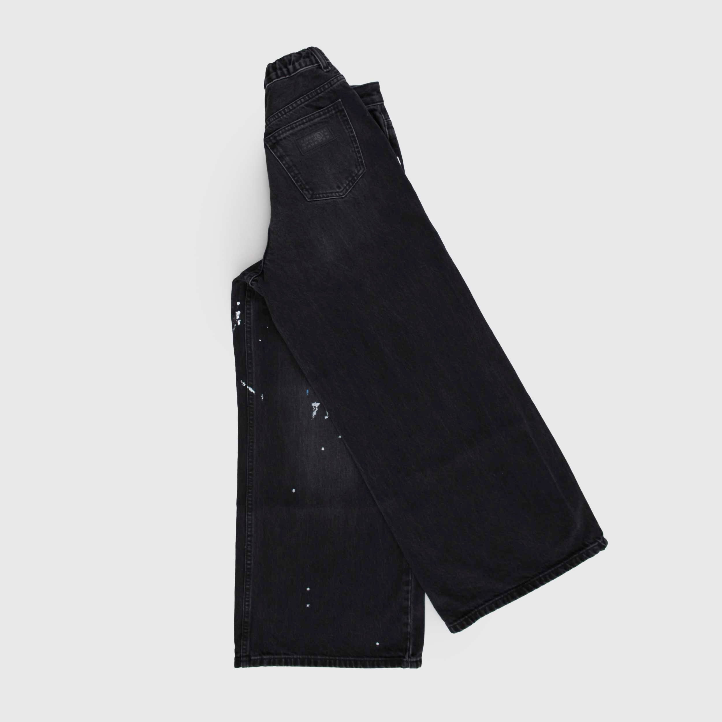 Jeans Nero Modello Largo By MM6 MAISON MARGELA