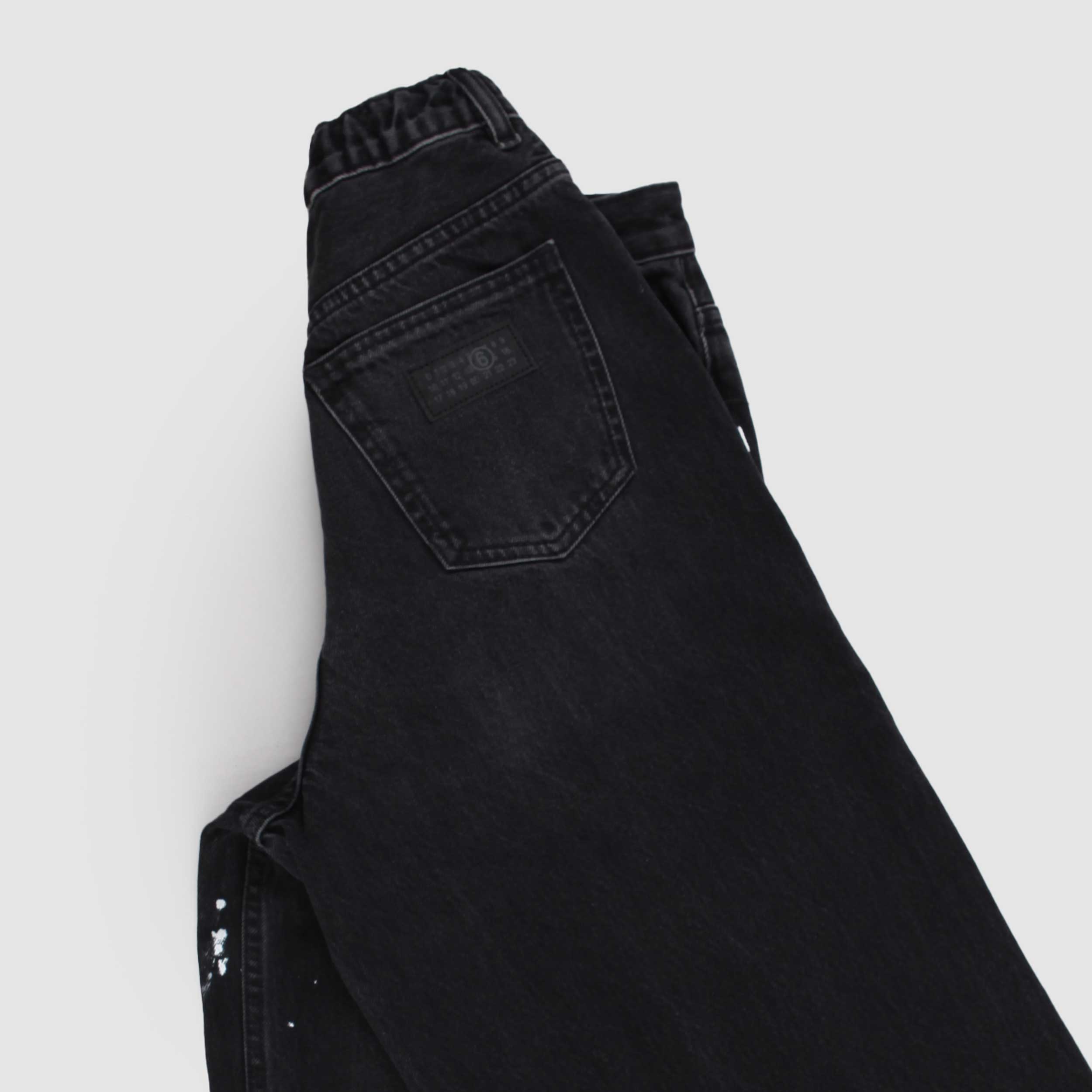 Jeans Nero Modello Largo By MM6 MAISON MARGELA