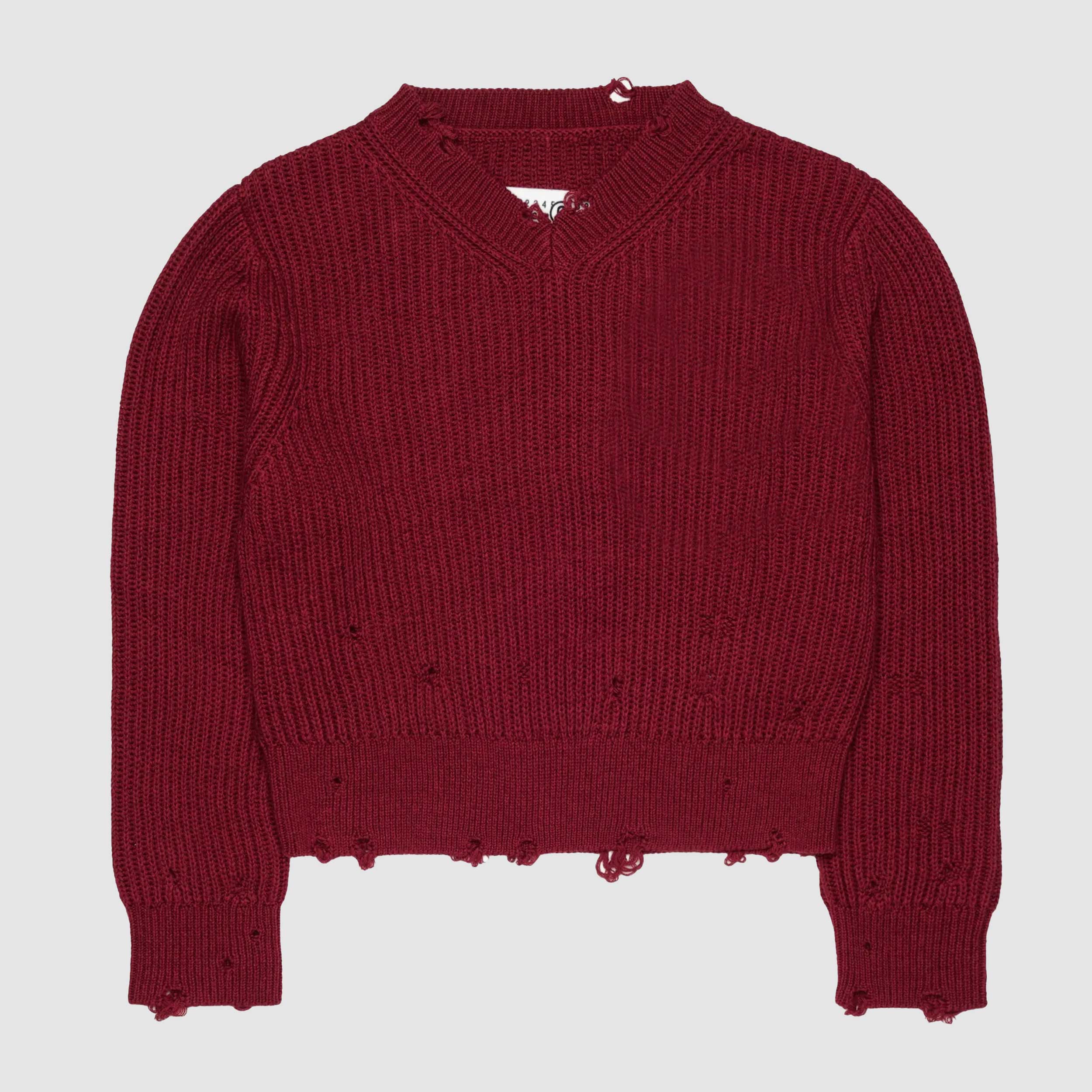 T-shirt in Coste Bordeaux for Girl by MM6