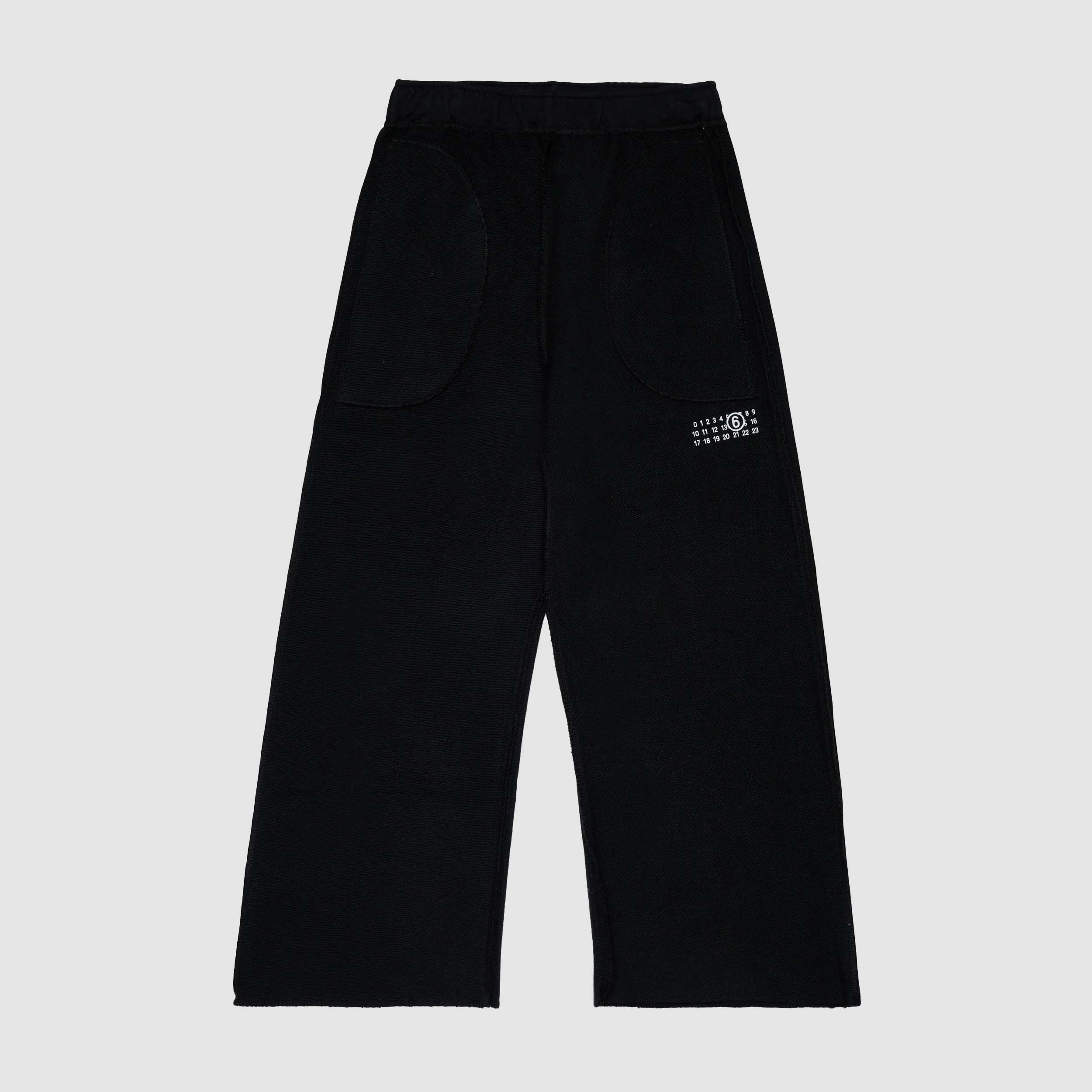 Pantalone Nero Tuta Firmata MM6 MAISON MARGELA