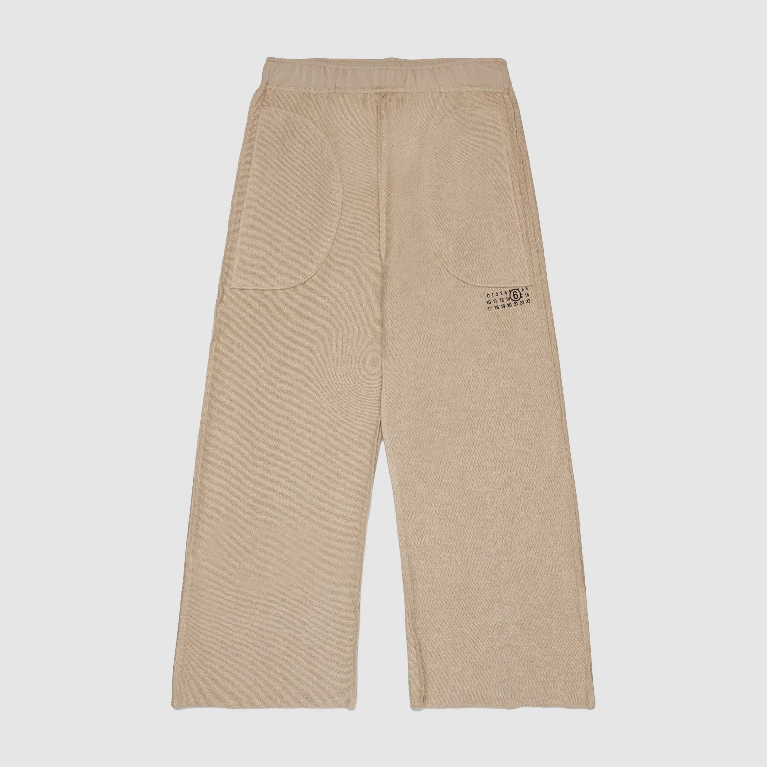 Pantalone Nocciola Tuta Modello Largo Firmato MM6