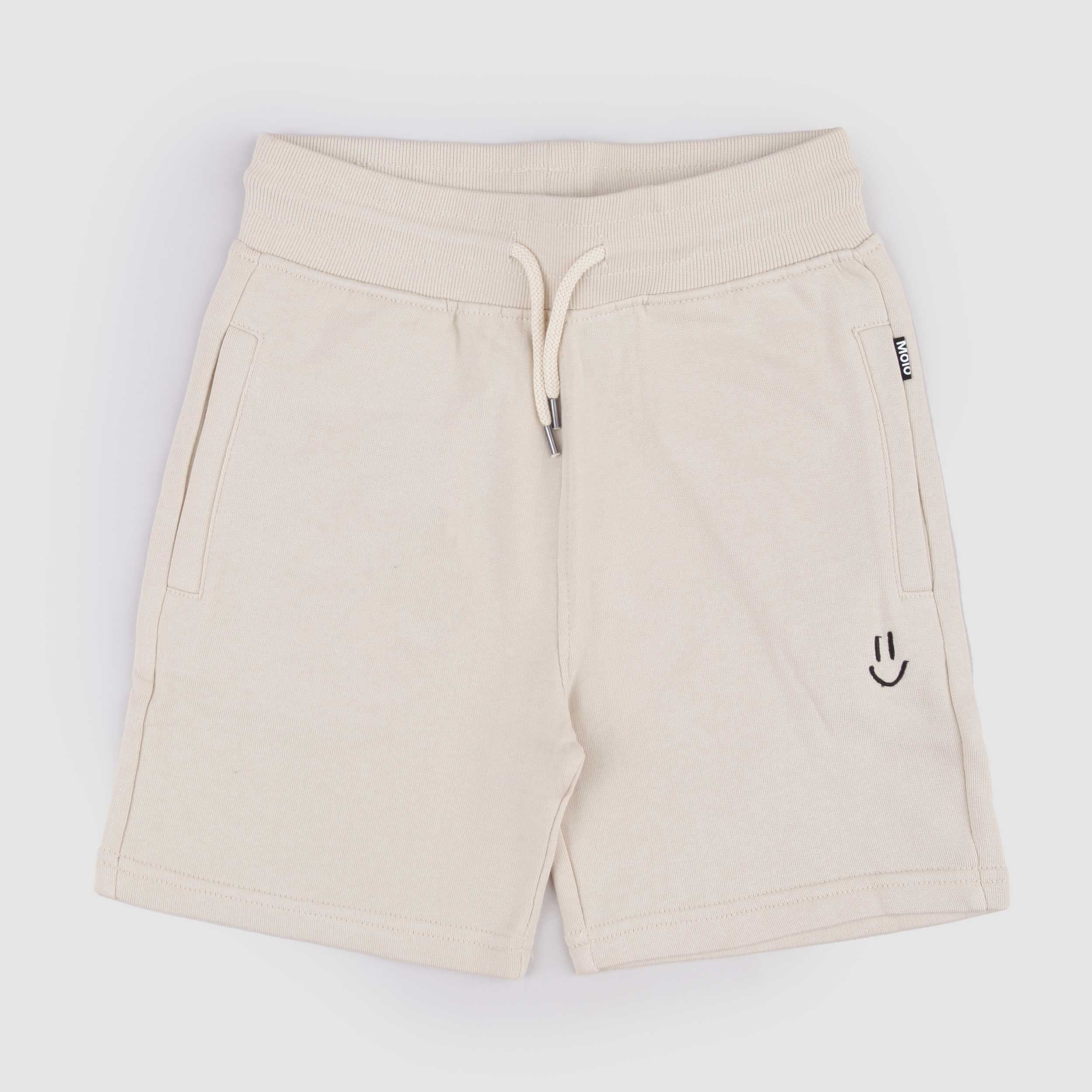 Bermuda Beige con Smile in Contrasto Firmato MOLO