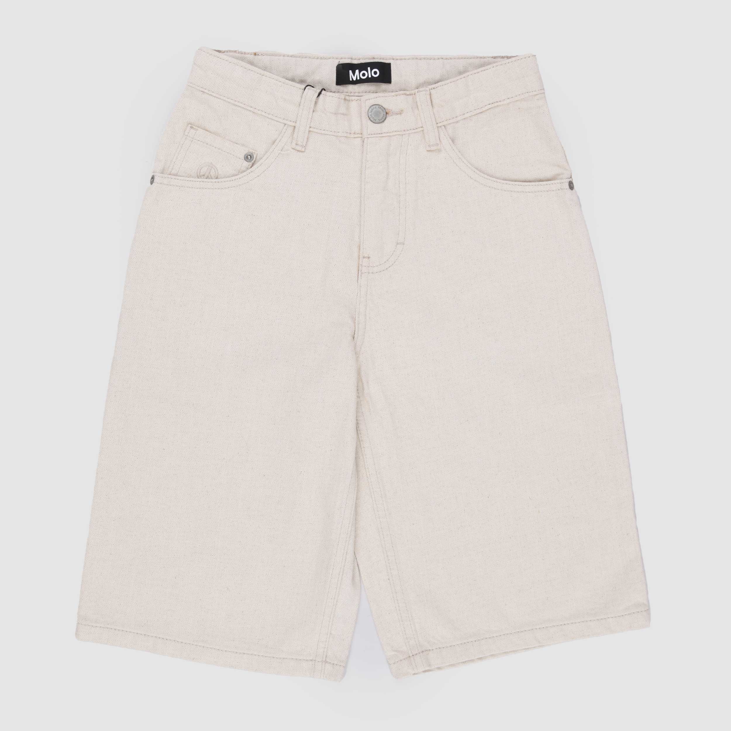 Jeans Bermuda Beige Alpha Firmato MOLO