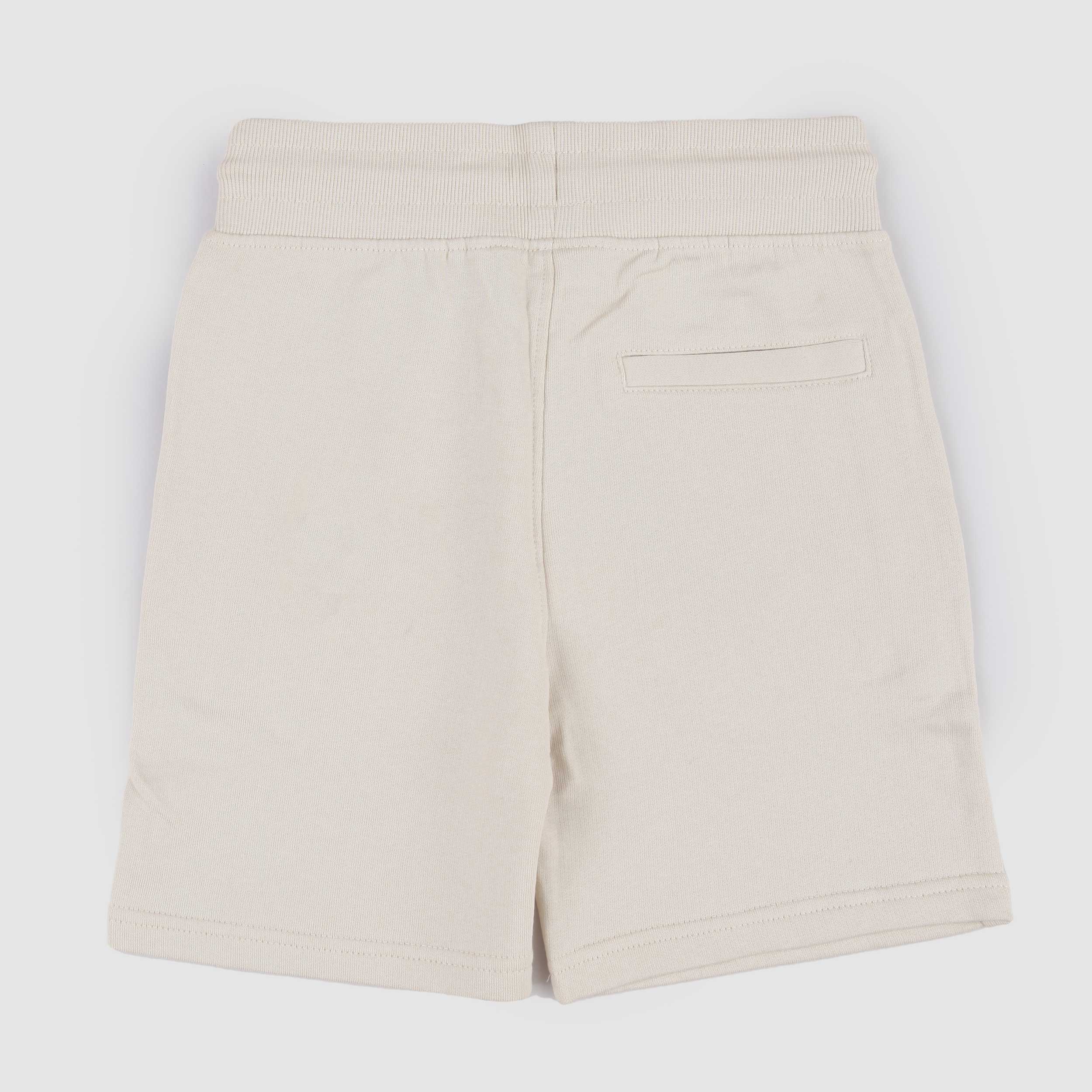 Bermuda Beige con Smile in Contrasto Firmato MOLO