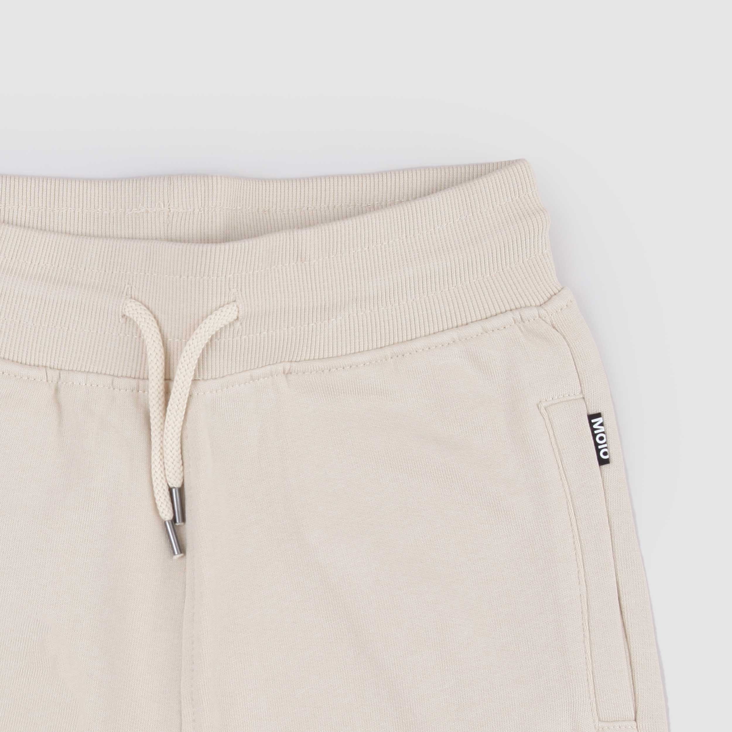 Beige Bermuda Shorts with Contrasting Smile by MOLO
