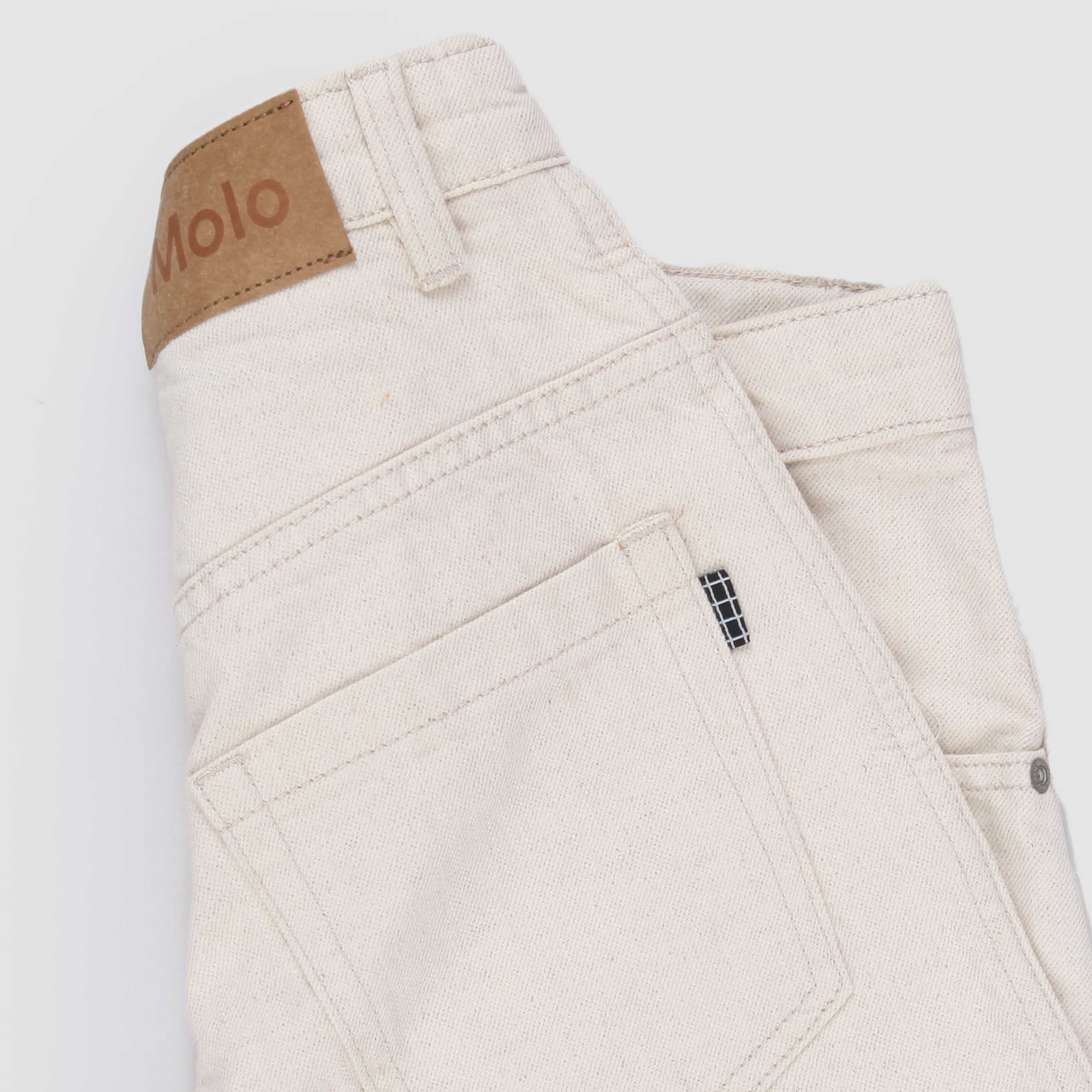 Jeans Bermuda Beige Alpha Firmato MOLO