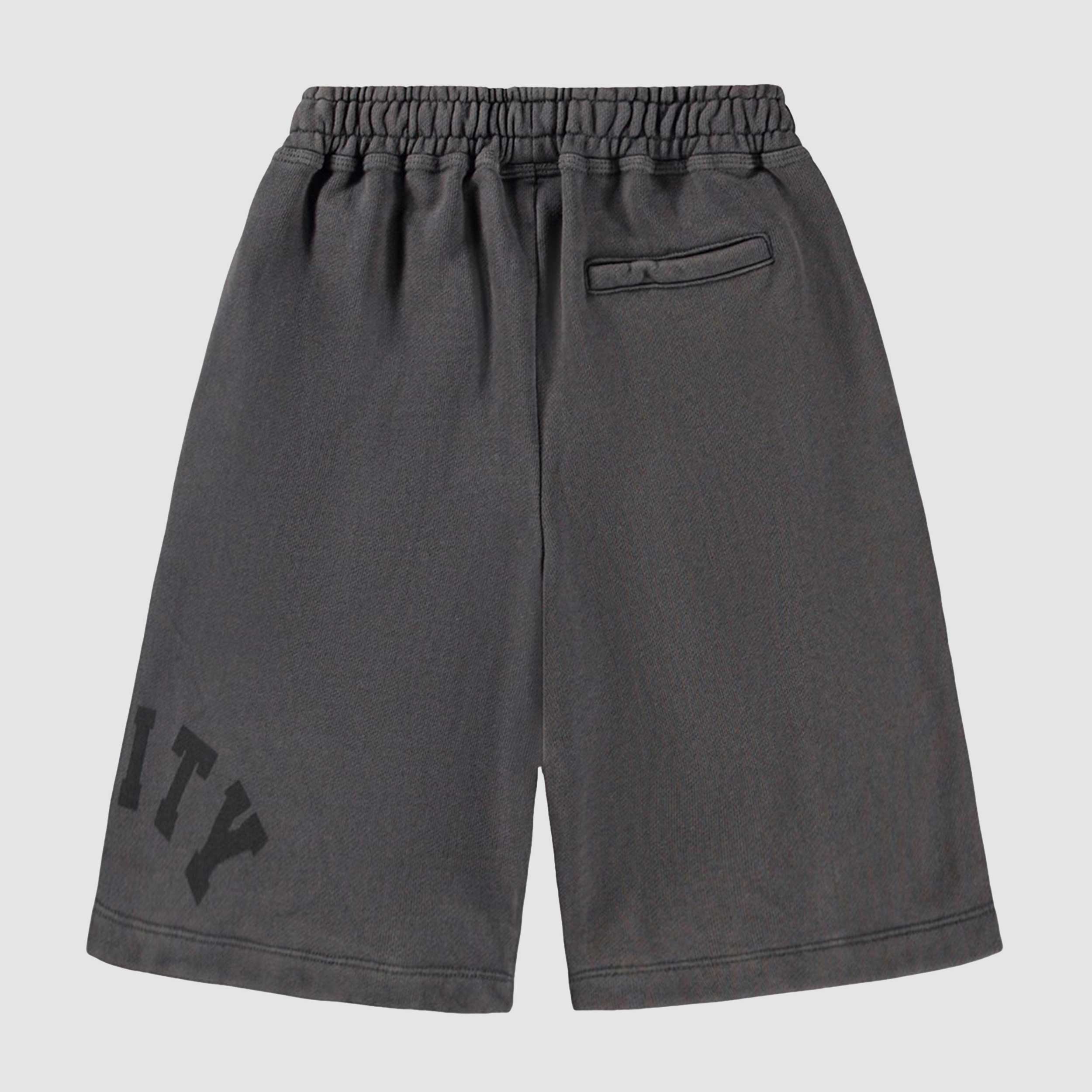 Dark Grey Bermuda Shorts with MOLO Signature Print