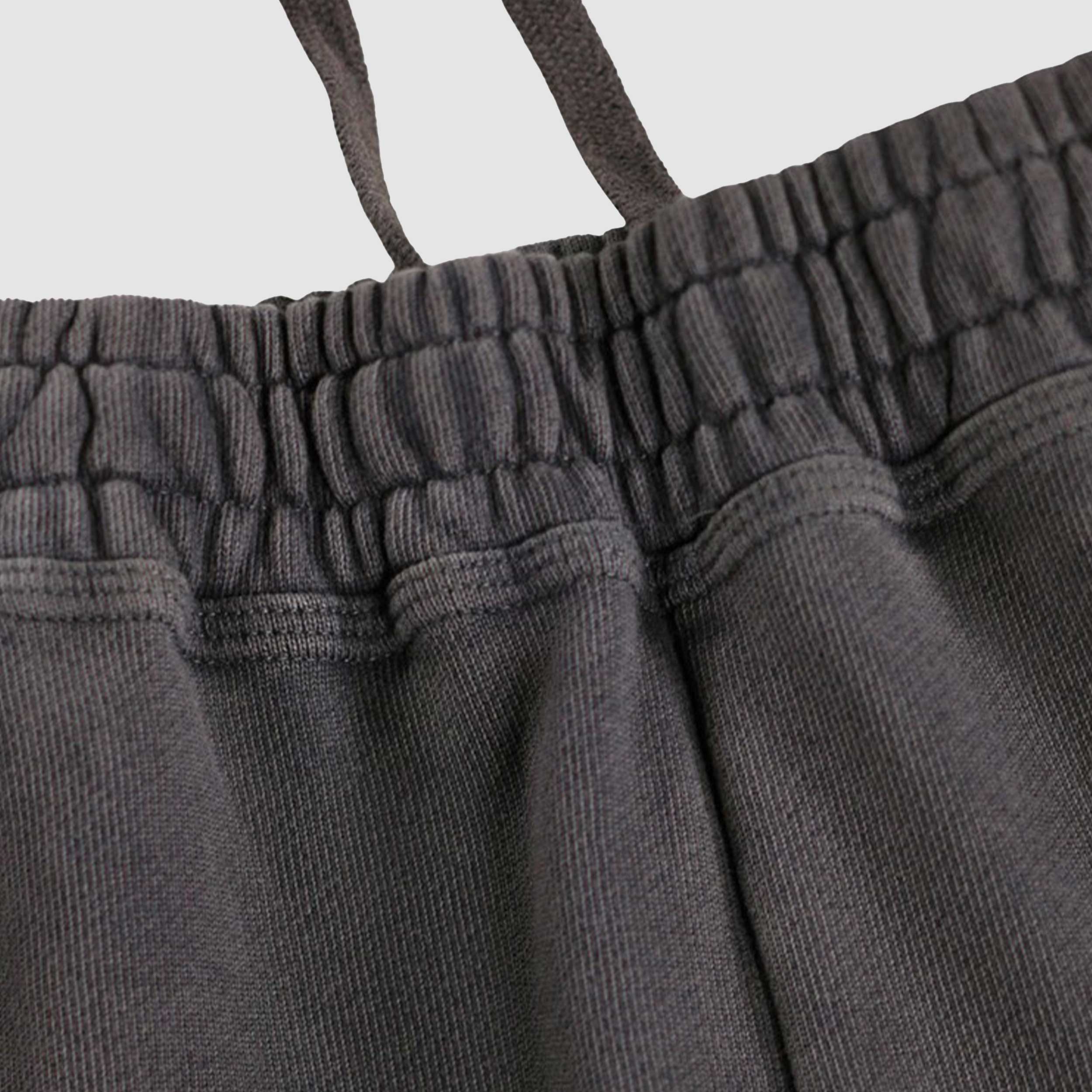 Dark Grey Bermuda Shorts with MOLO Signature Print