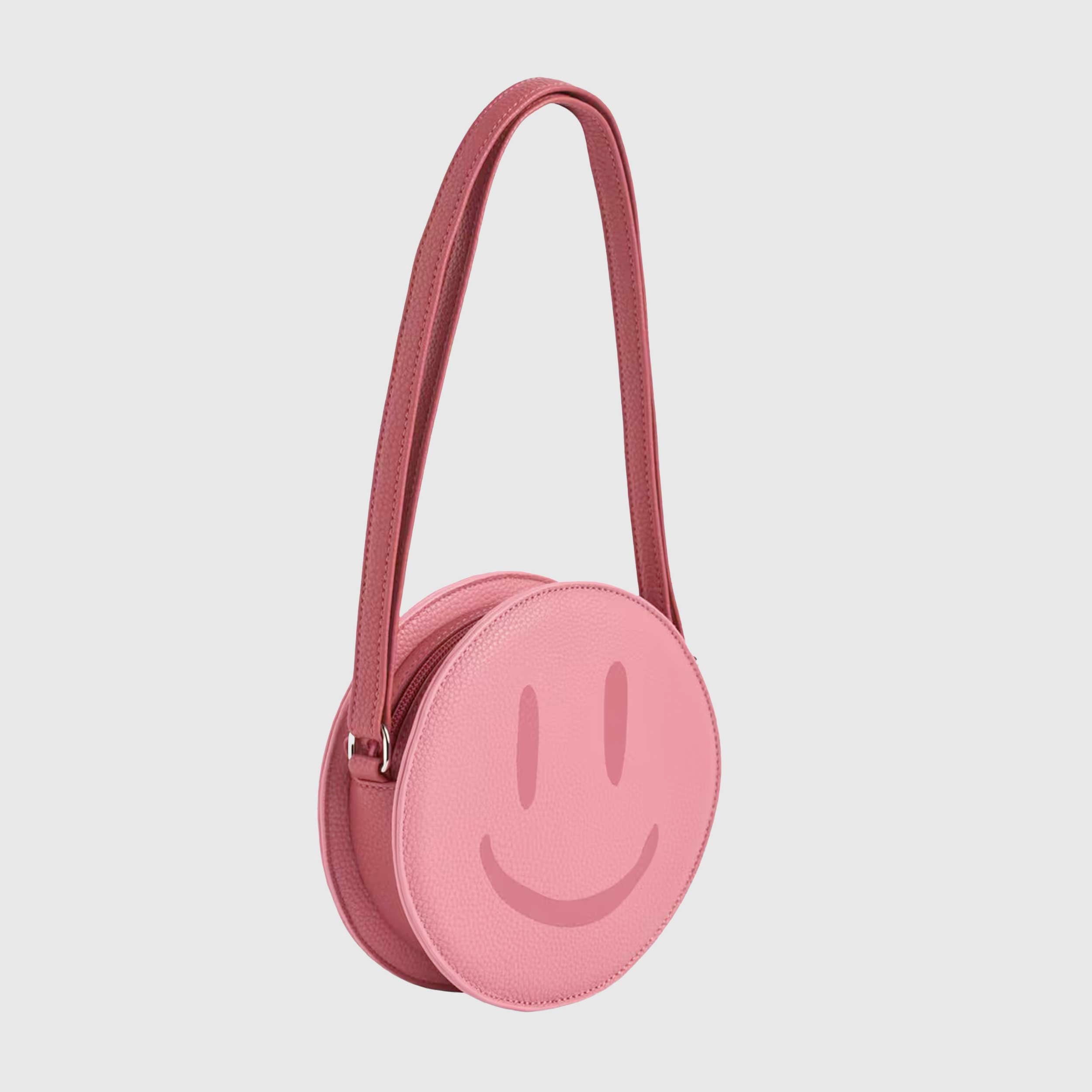 Borsa Macaron Rosa con Smile Firmata MOLO