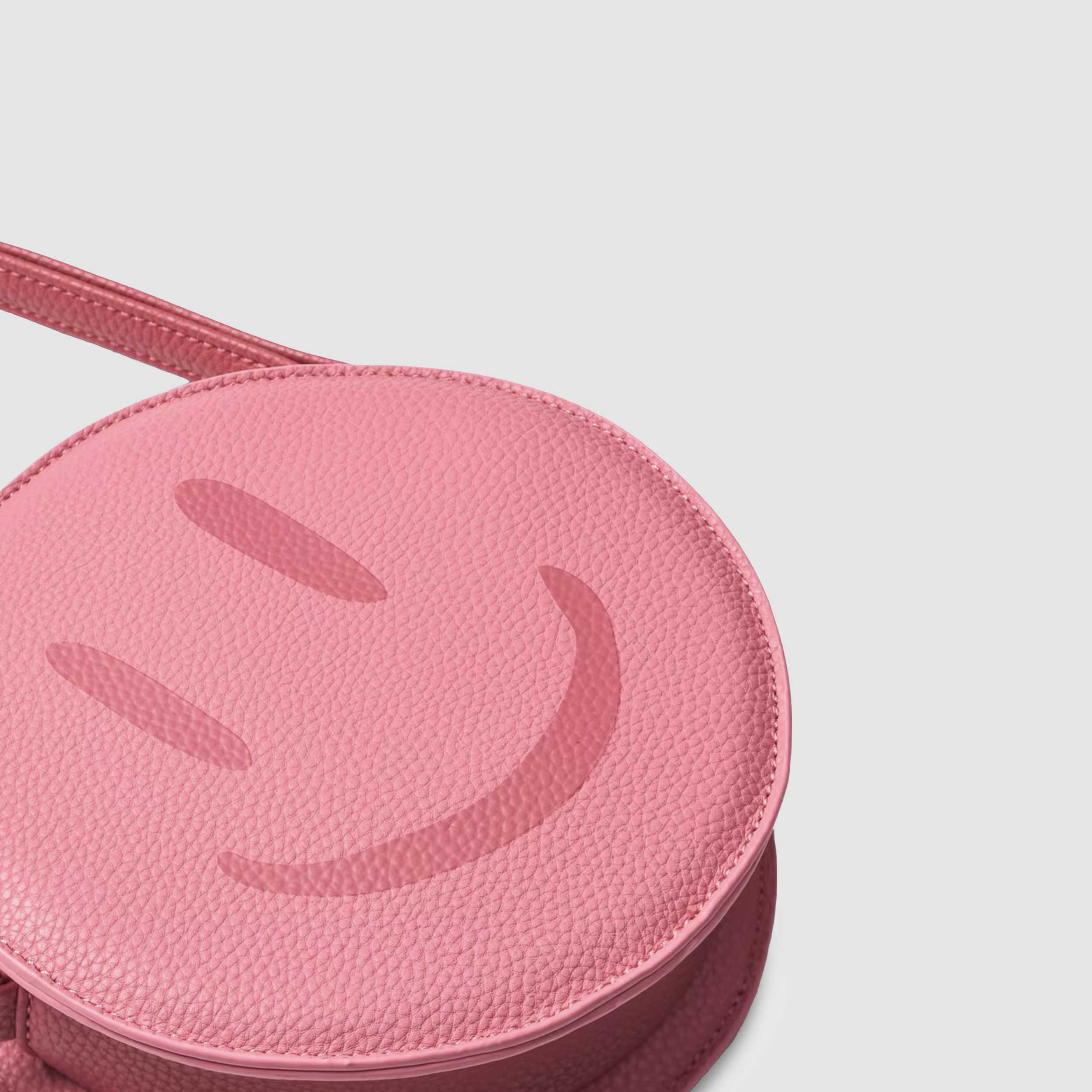 Borsa Macaron Rosa con Smile Firmata MOLO