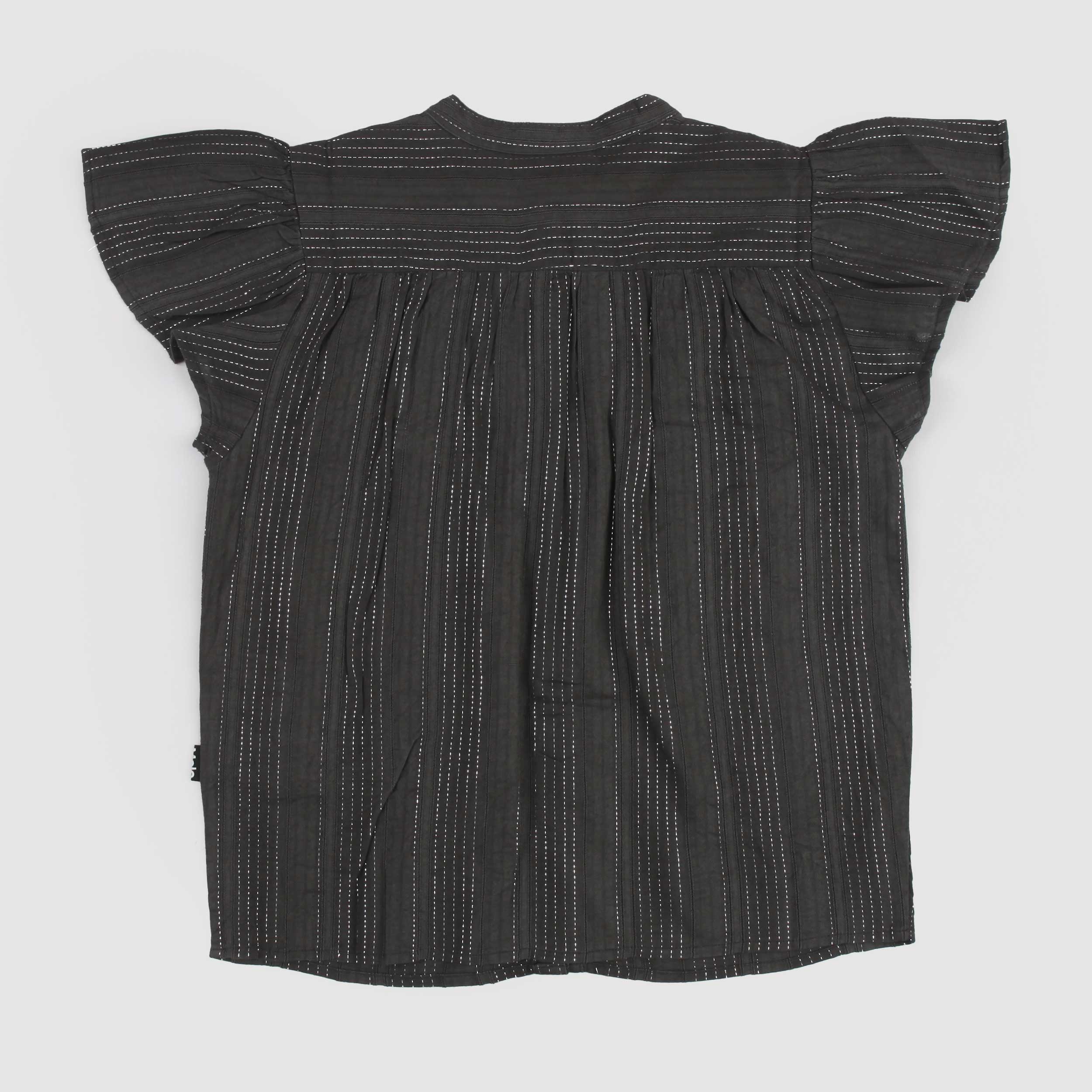 Camicia Nera con Bottoni Madreperla Firmata MOLO