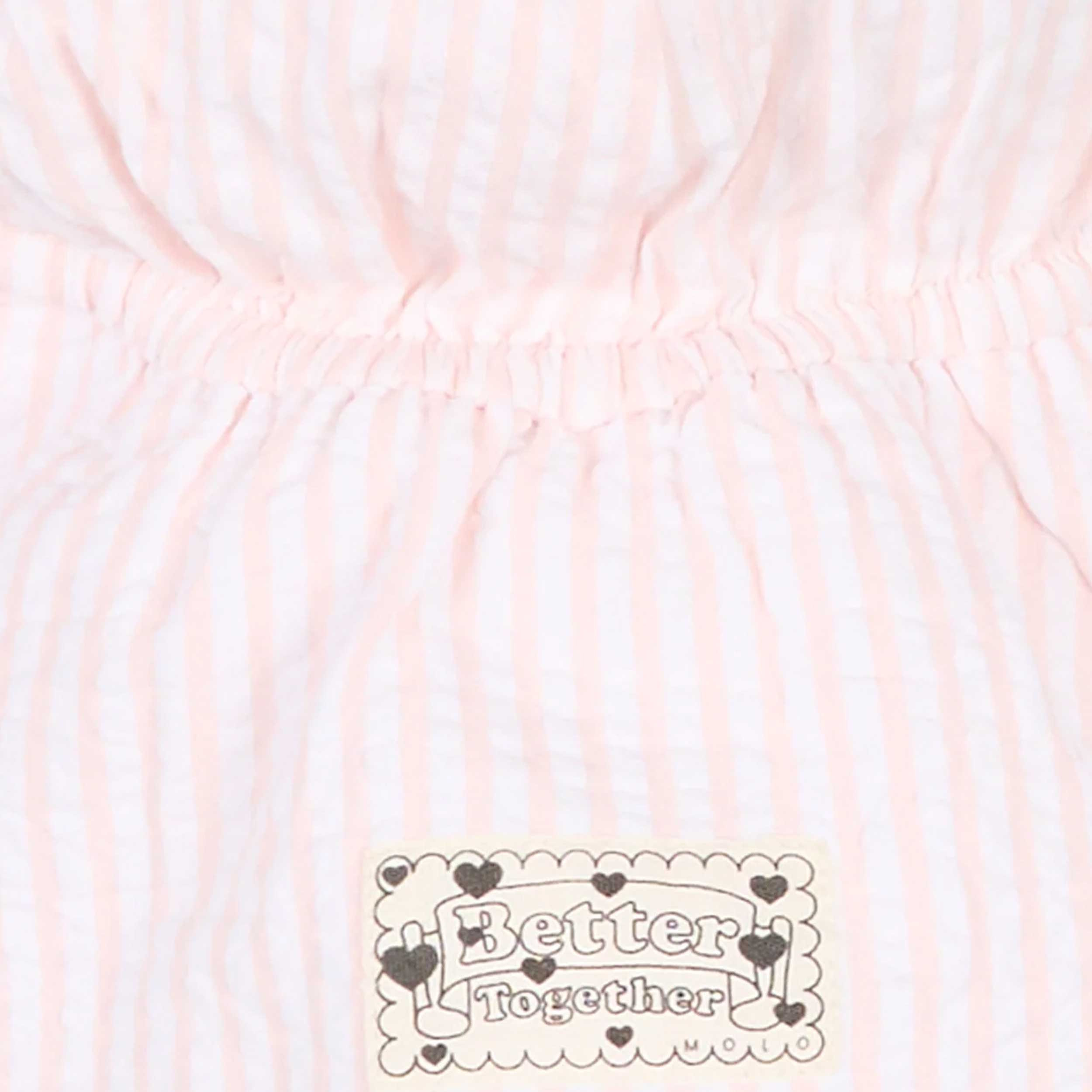 MOLO Pink and White Striped Neo Cap