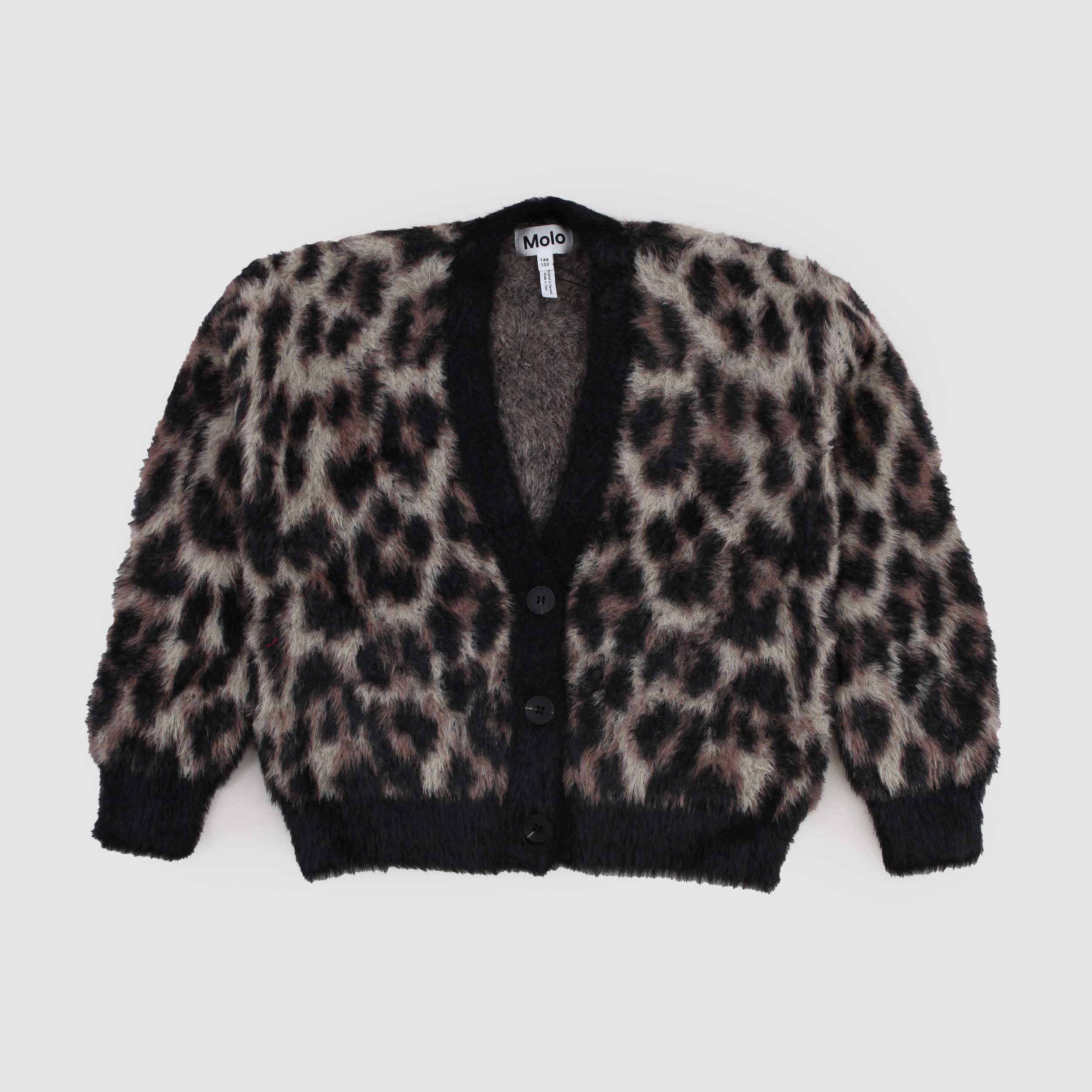 Black and Beige Cardigan V-Model Signed MOLO