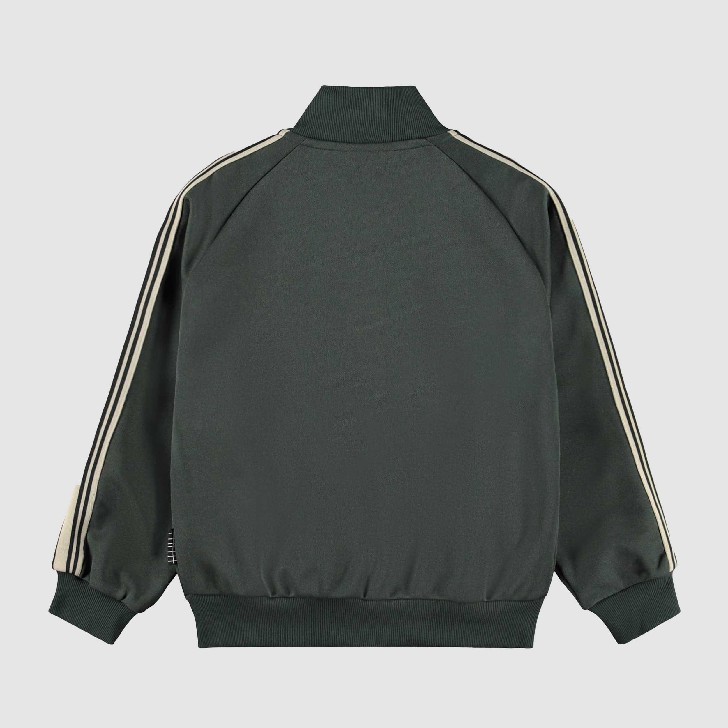 Organic Cotton Green Sweatshirt with Zip by MOLO
