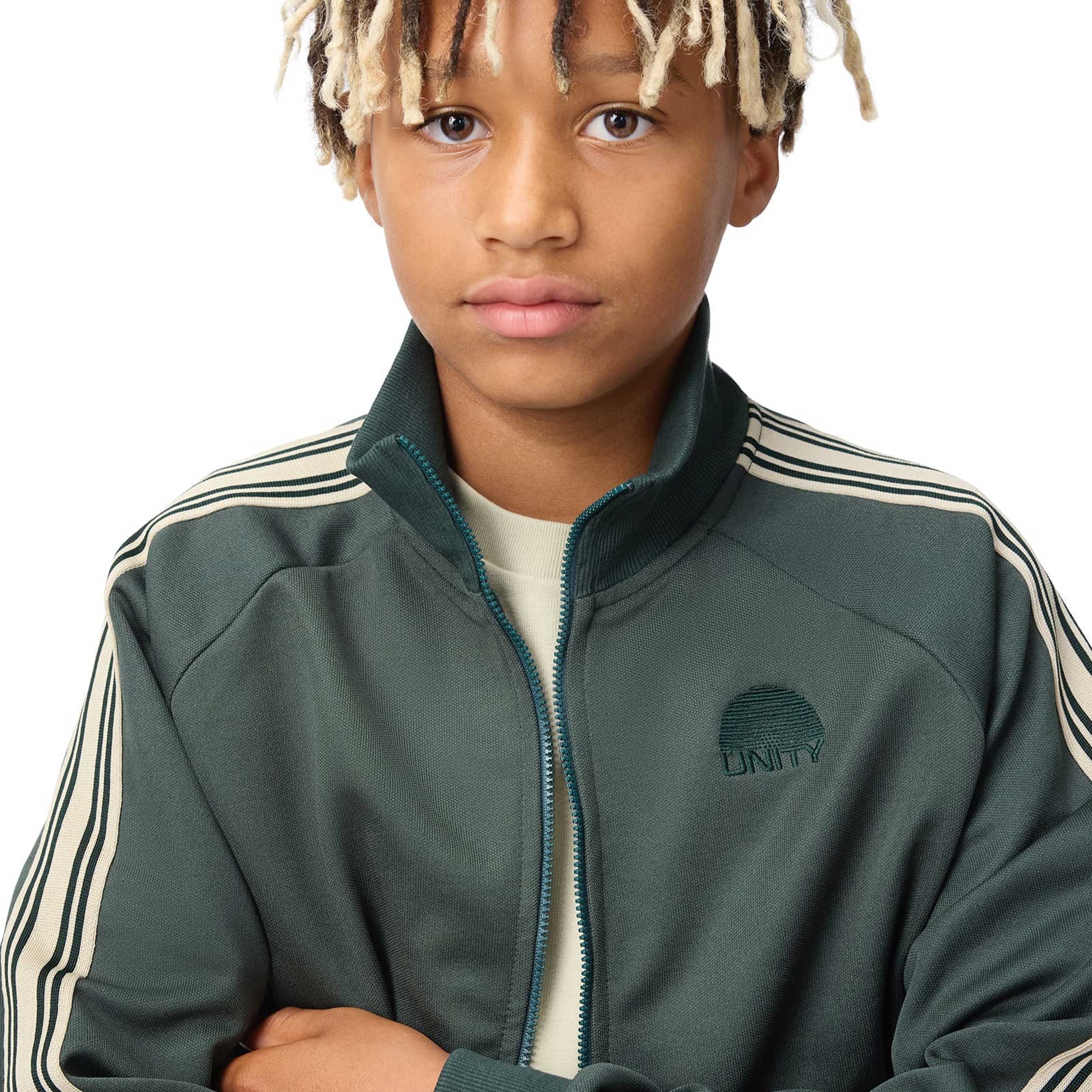 Organic Cotton Green Sweatshirt with Zip by MOLO