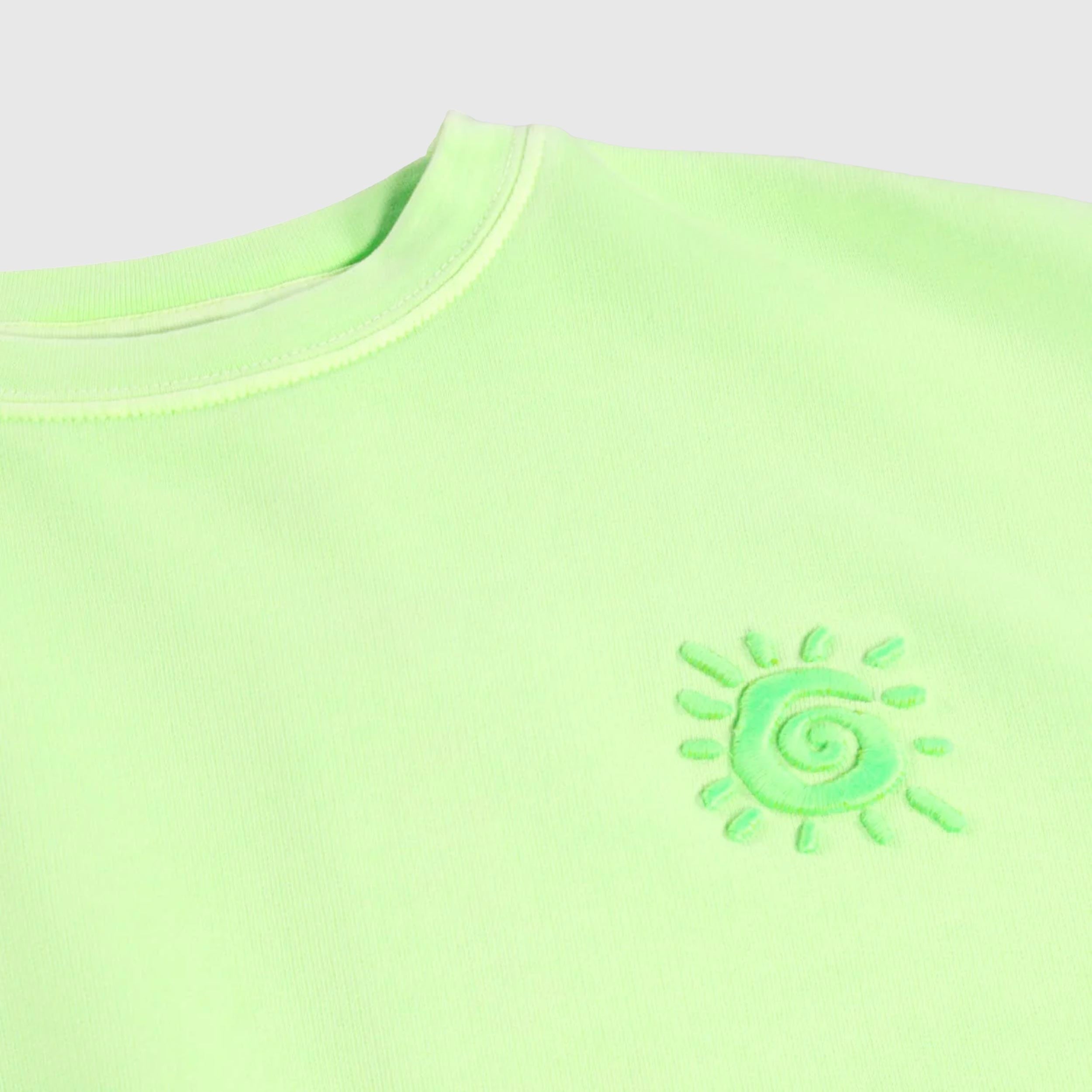 Green Sweatshirt with Embroidery by MOLO