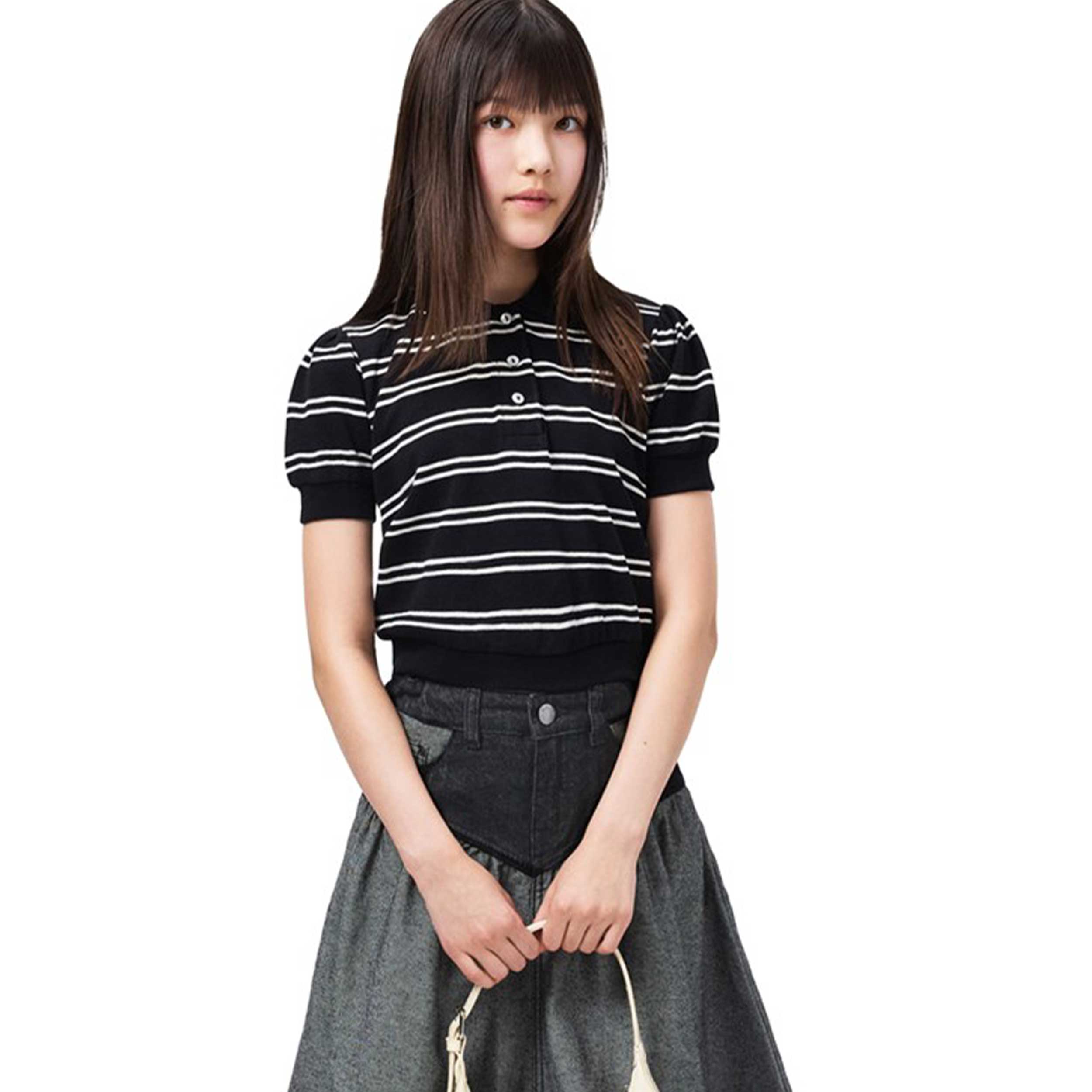 Polo Maniche Corte A Righe Firmata MOLO