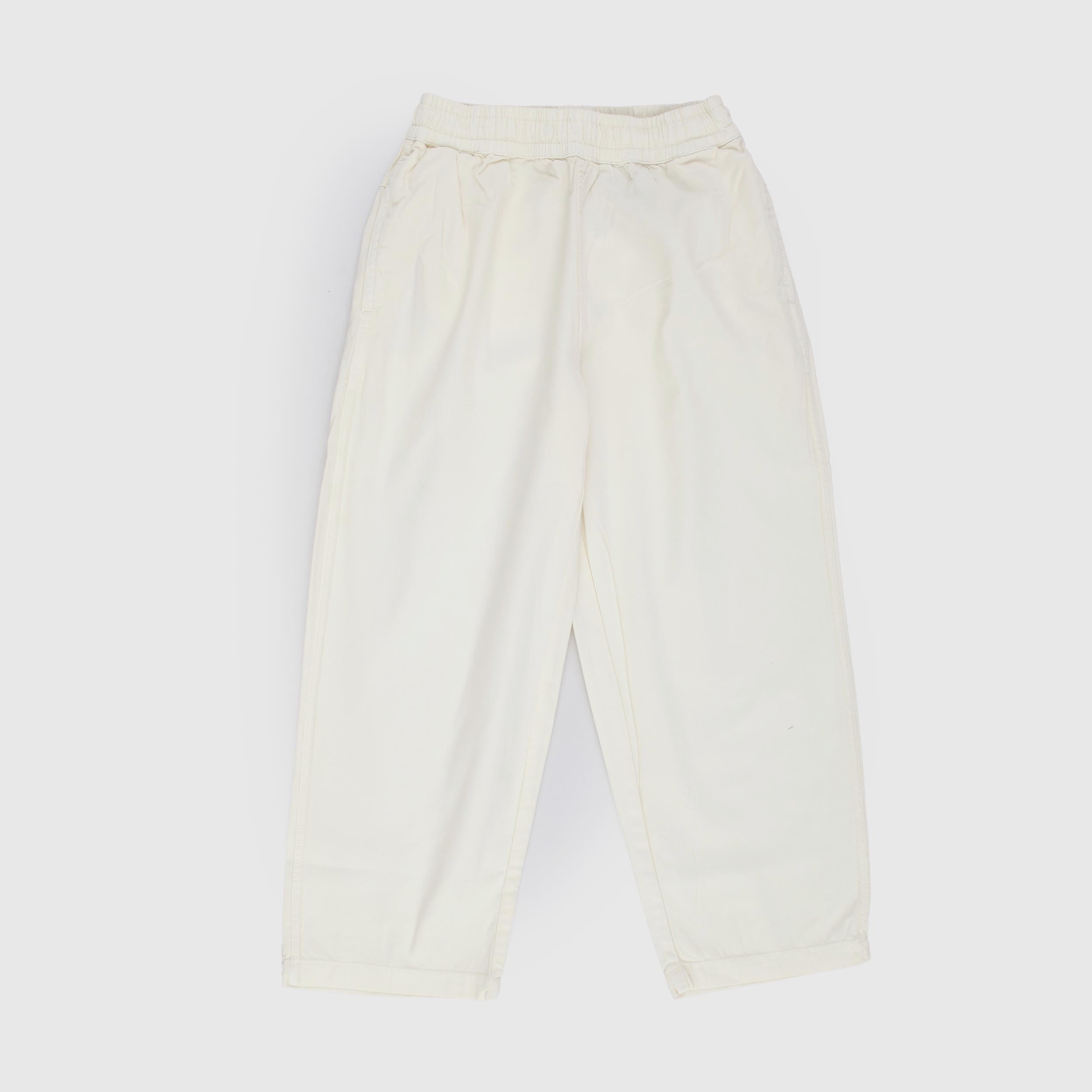 Beige Wide Leg Trousers by MOLO
