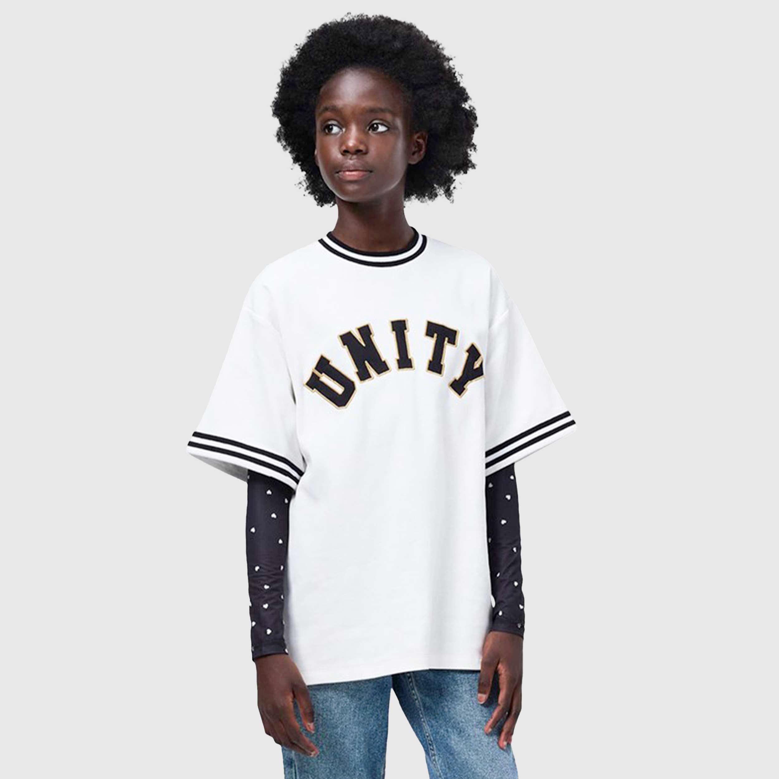 White T-shirt with contrasting print by MOLO