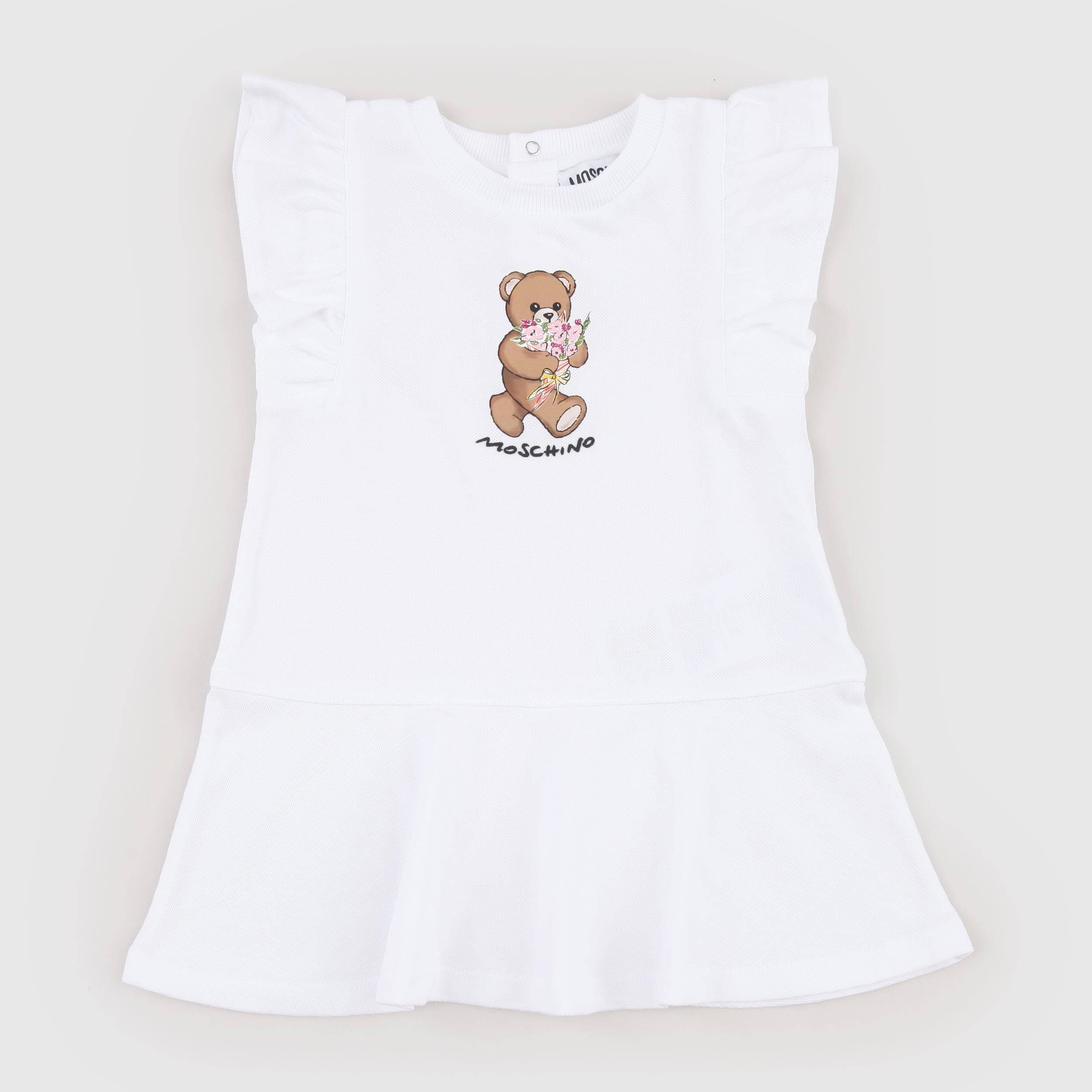 Abito Bianco con Rouge Firmato MOSCHINO