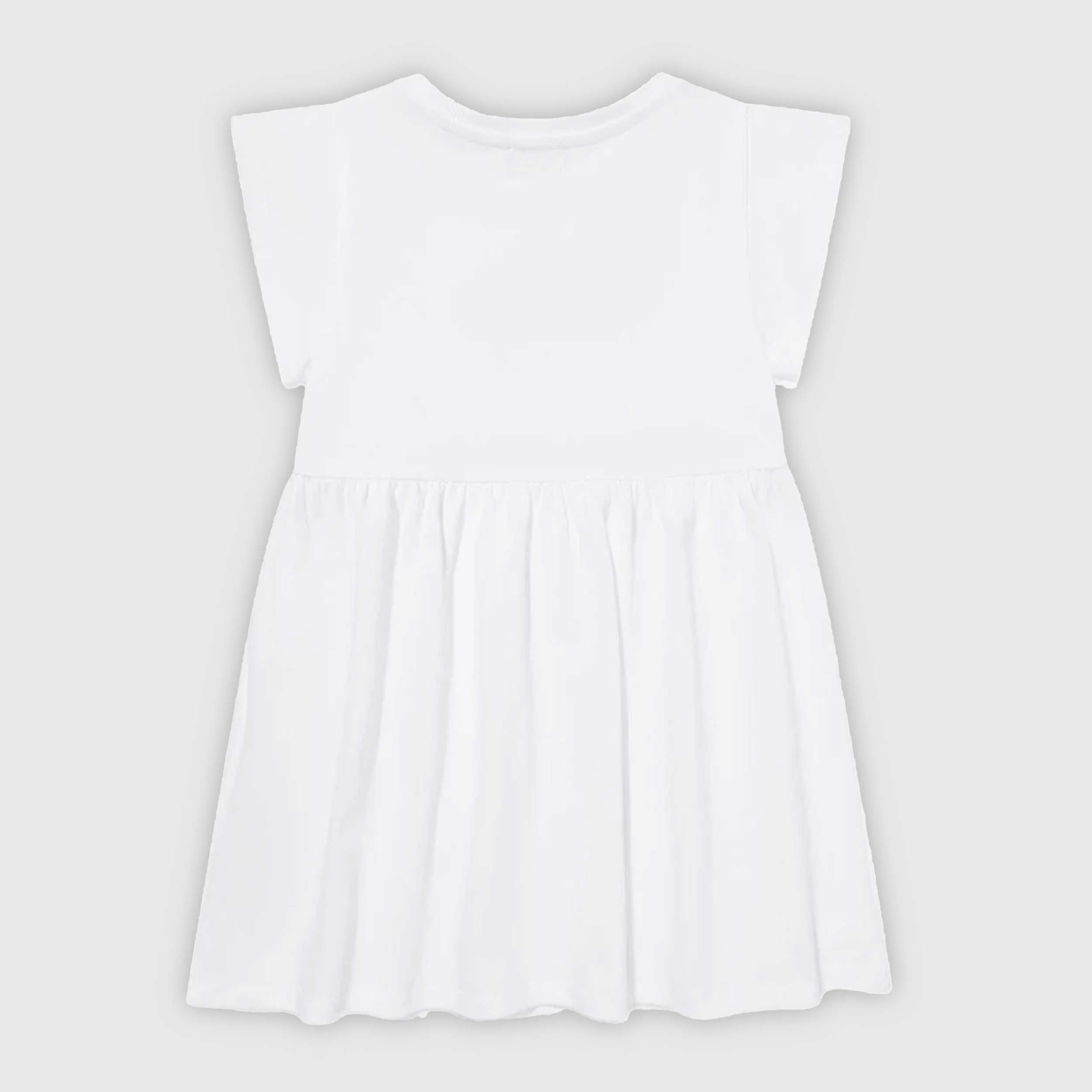 ABITO Bianco con Piccole Pieghe Firmato MOSCHINO