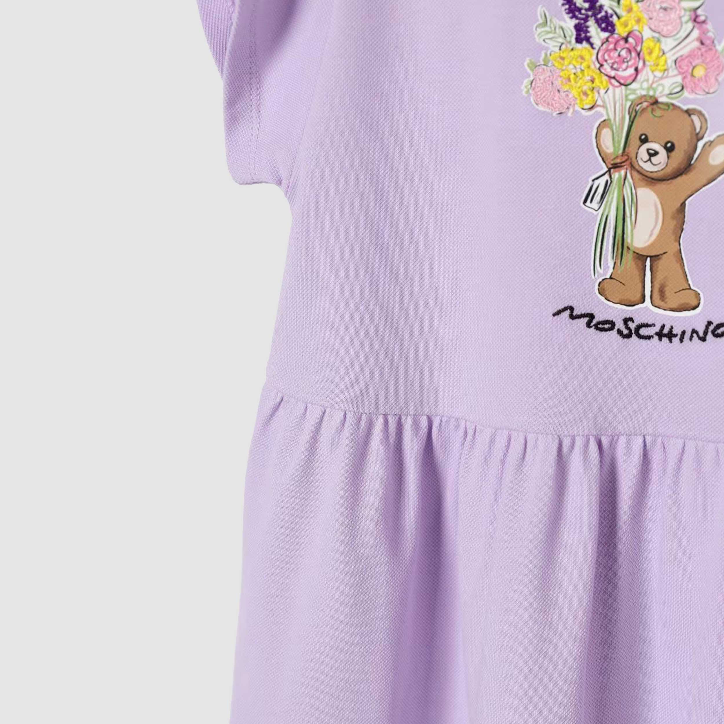 ABITO Glicine con Tessuto Nido d’Ape Firmato MOSCHINO