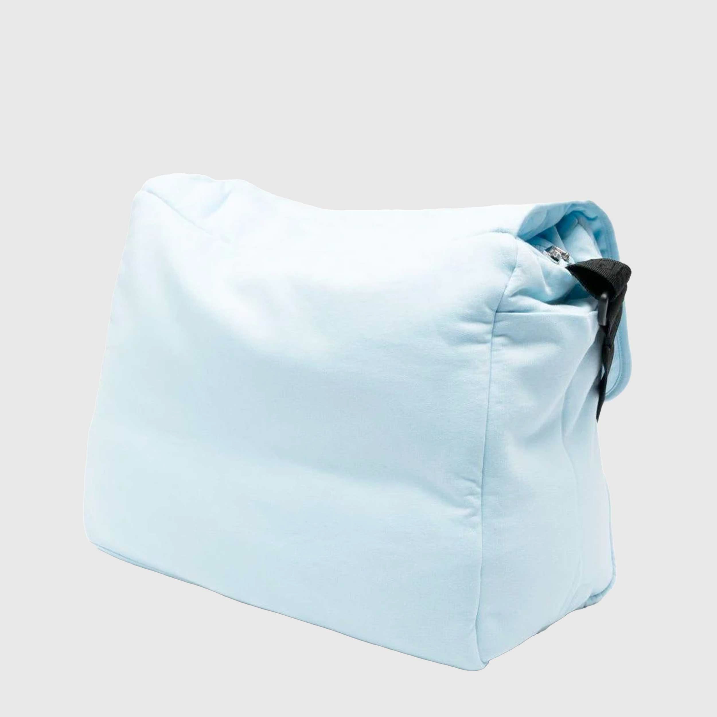 Borsa Mamma Azzurra con Stampa Teddy Firmata MOSCHINO