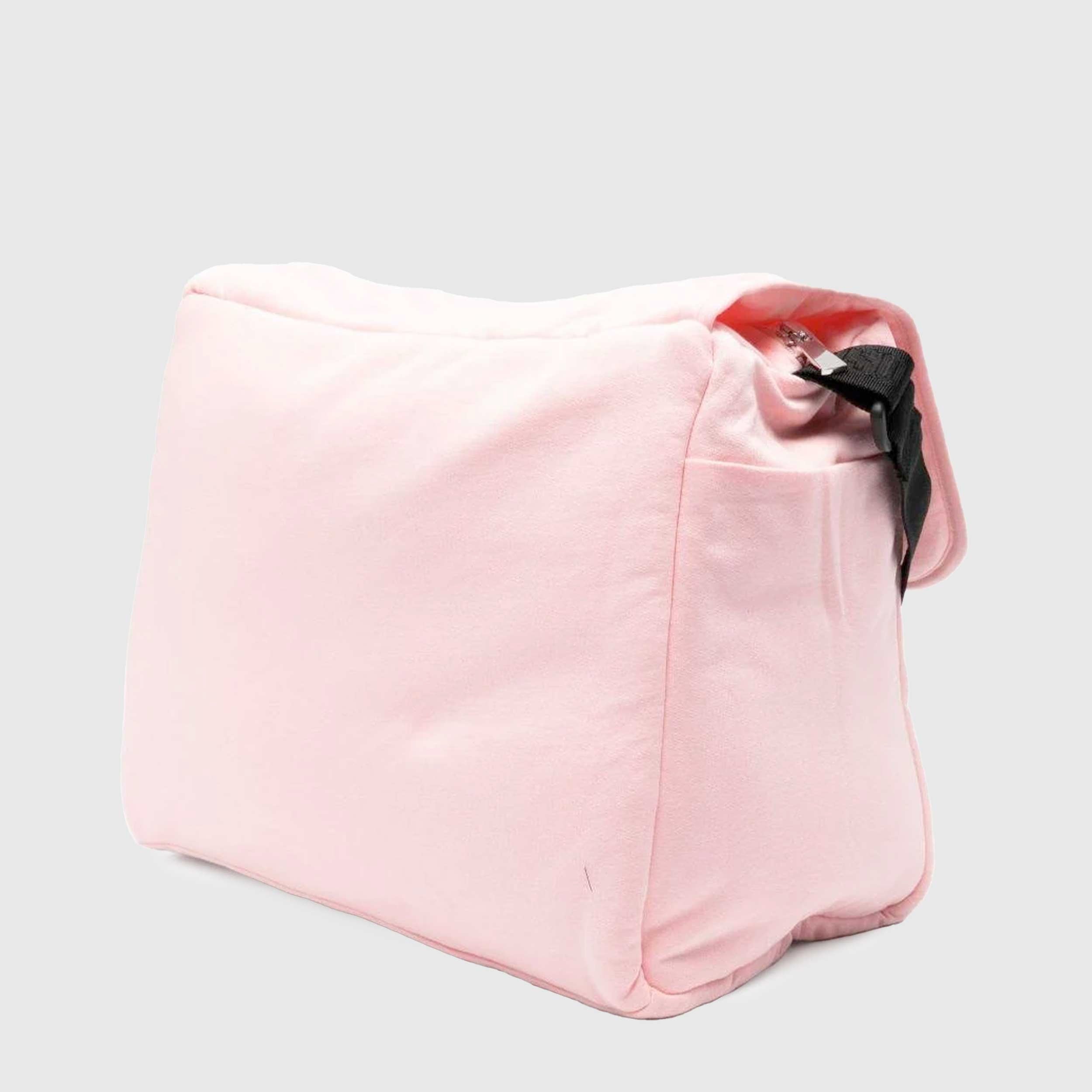 Borsa Mamma Rosa con Stampa Teddy Firmata MOSCHINO