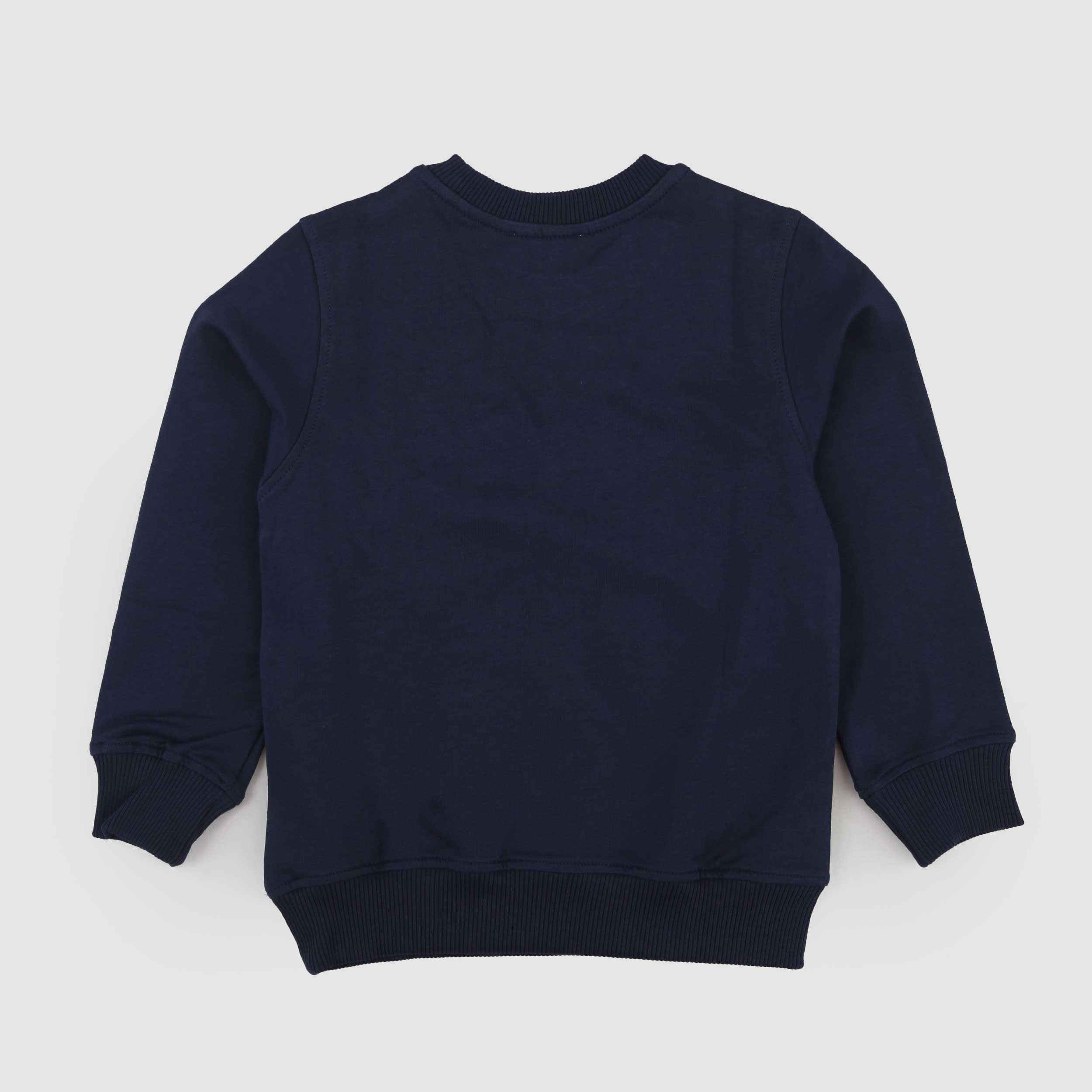 Felpa Blu con Iconico Teddy Firmata MOSCHINO