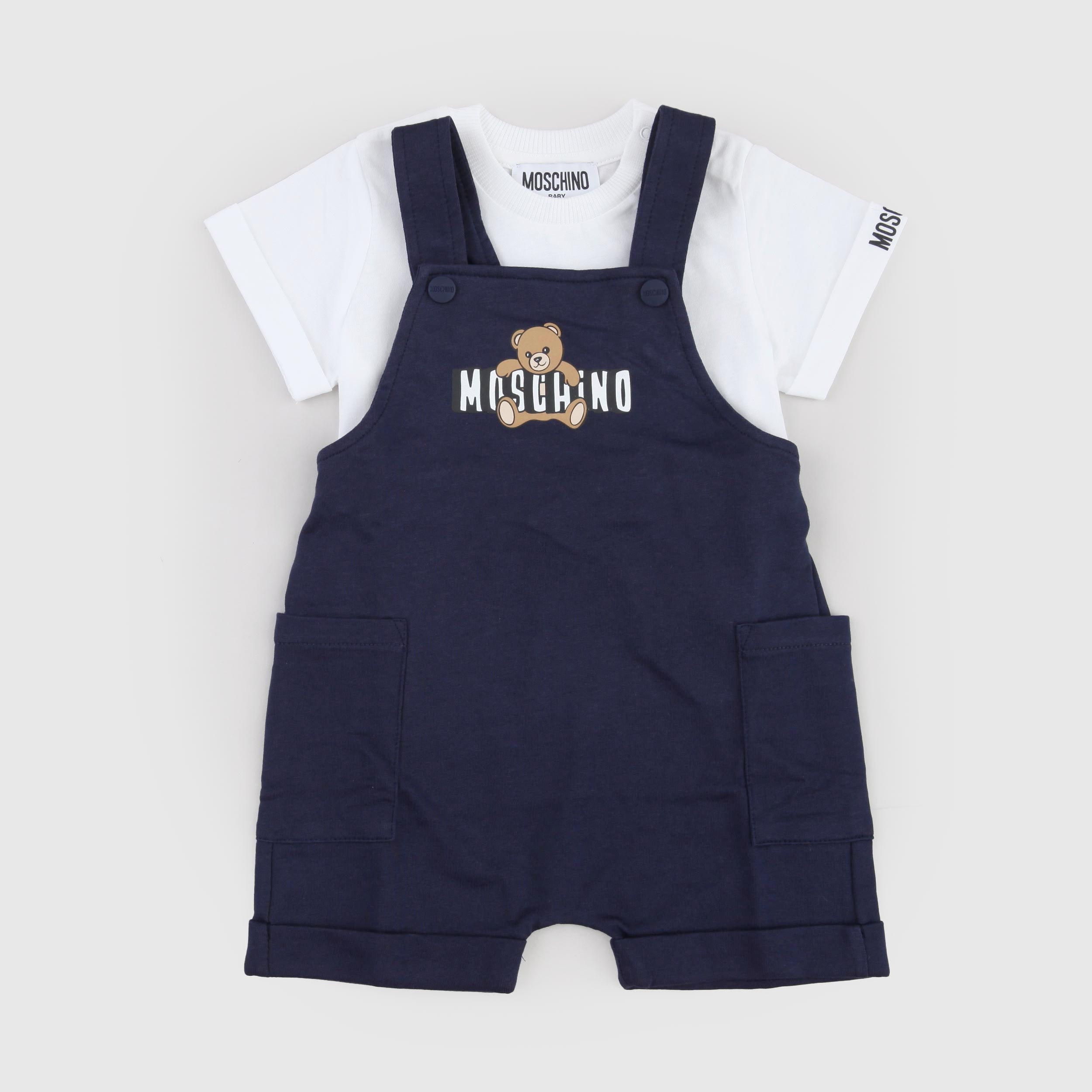 Completino T-shirt e Salopette Firmato MOSCHINO