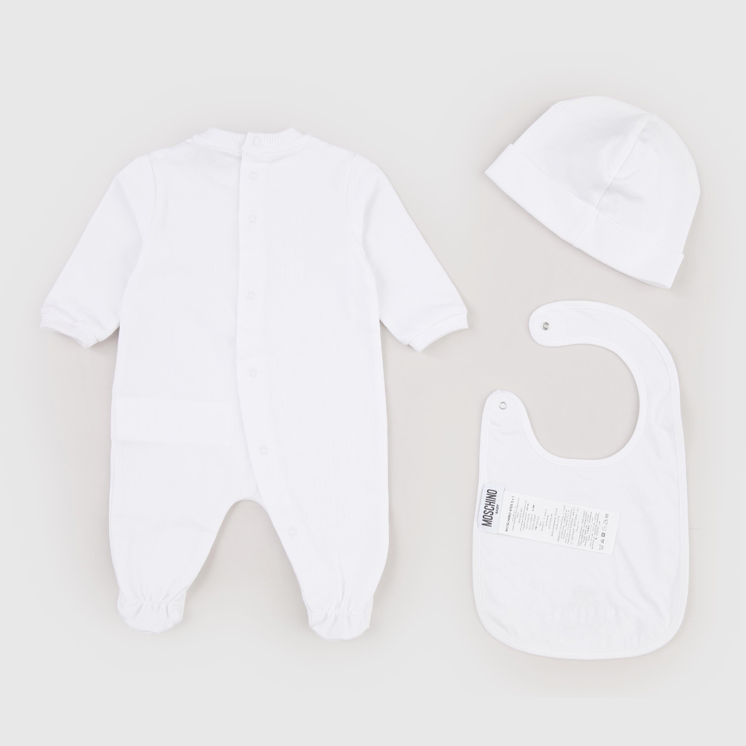 Tutina Bianca Tre Pezzi Firmata MOSCHINO