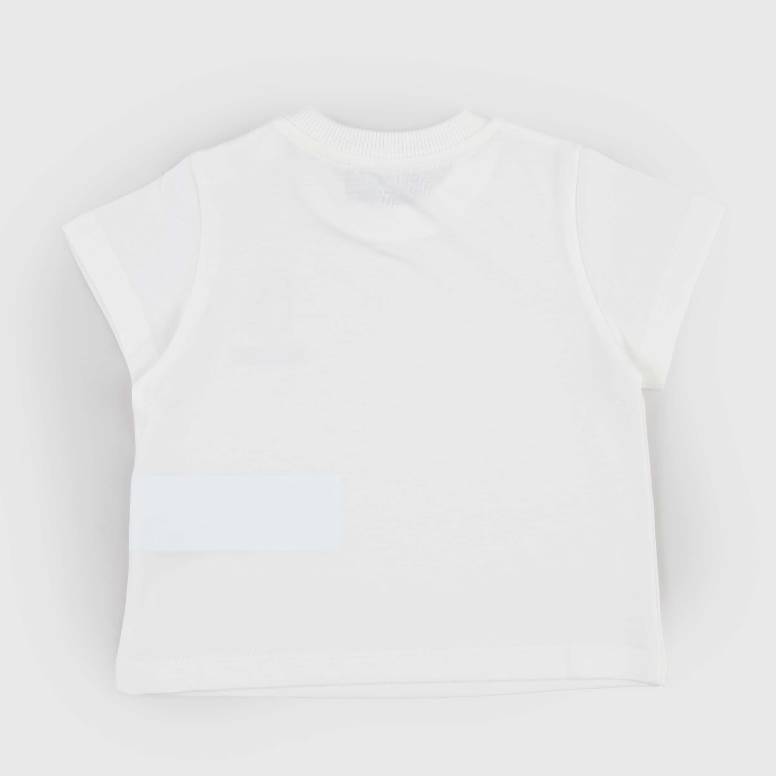 MOSCHINO Crew Neck Milk T-Shirt