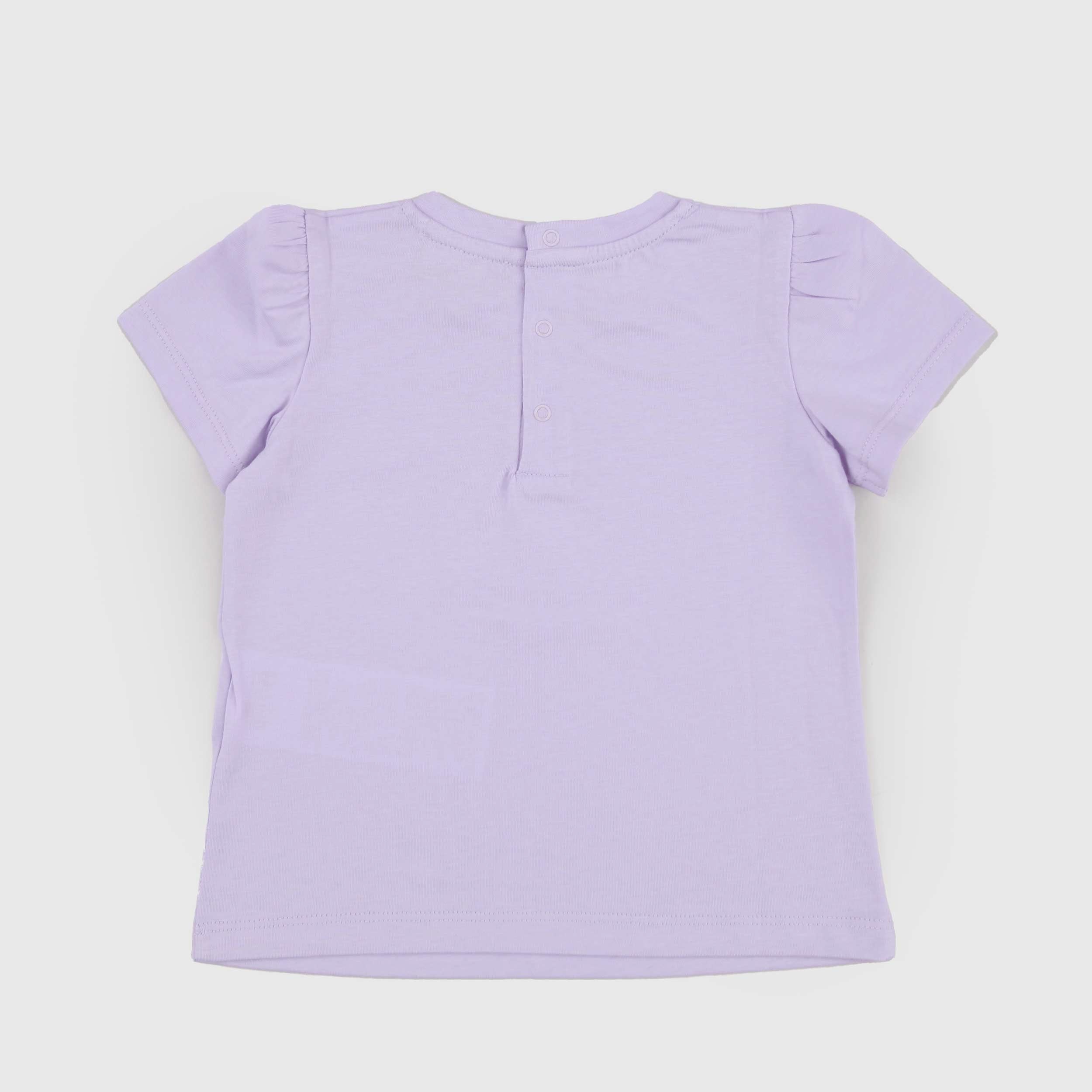 T-shirt Glicine con Stampa Iconica Firmata MOSCHINO