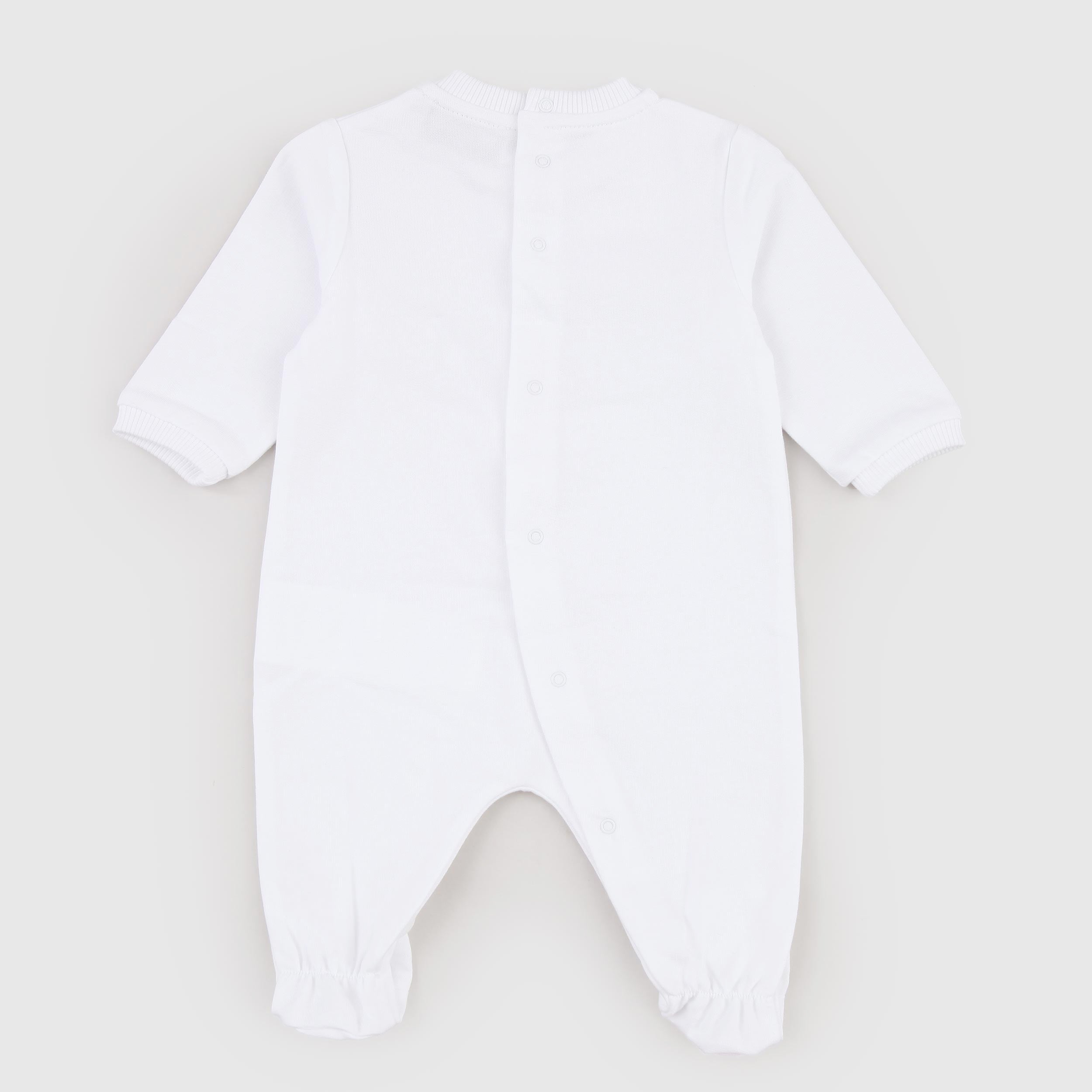 Tutina Bianca Girocollo Firmata MOSCHINO