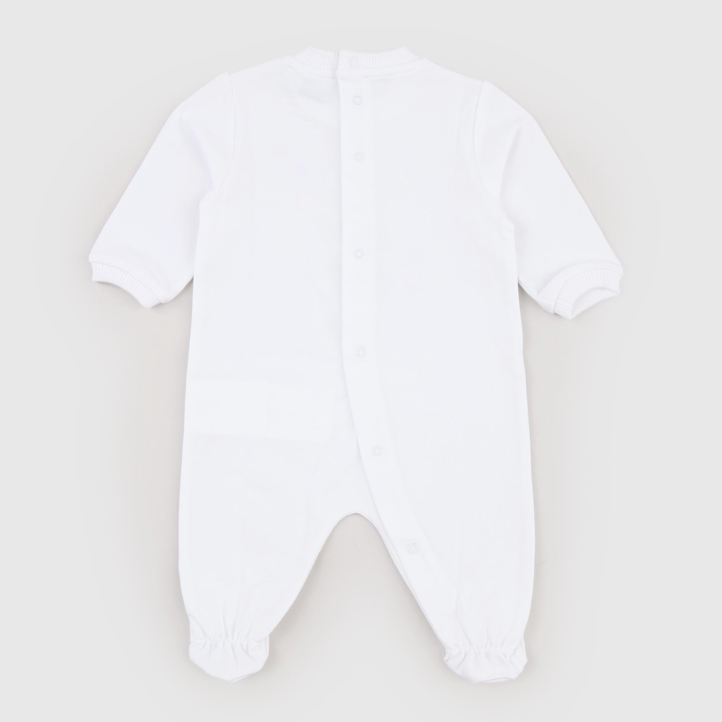 Tutina Bianca con Stampa sul Retro Firmata MOSCHINO