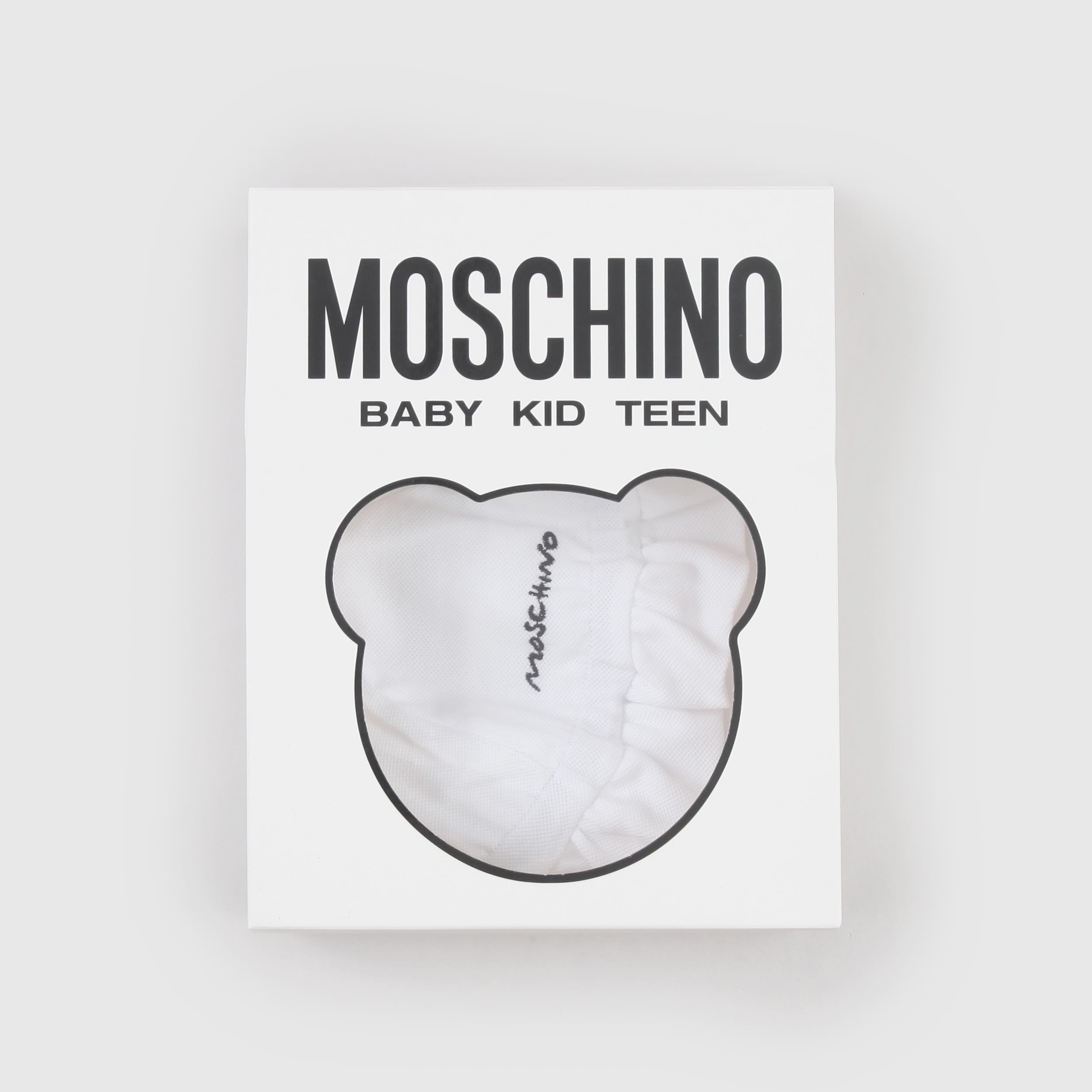 Tutina Bianca Modello Sgambato Firmata MOSCHINO