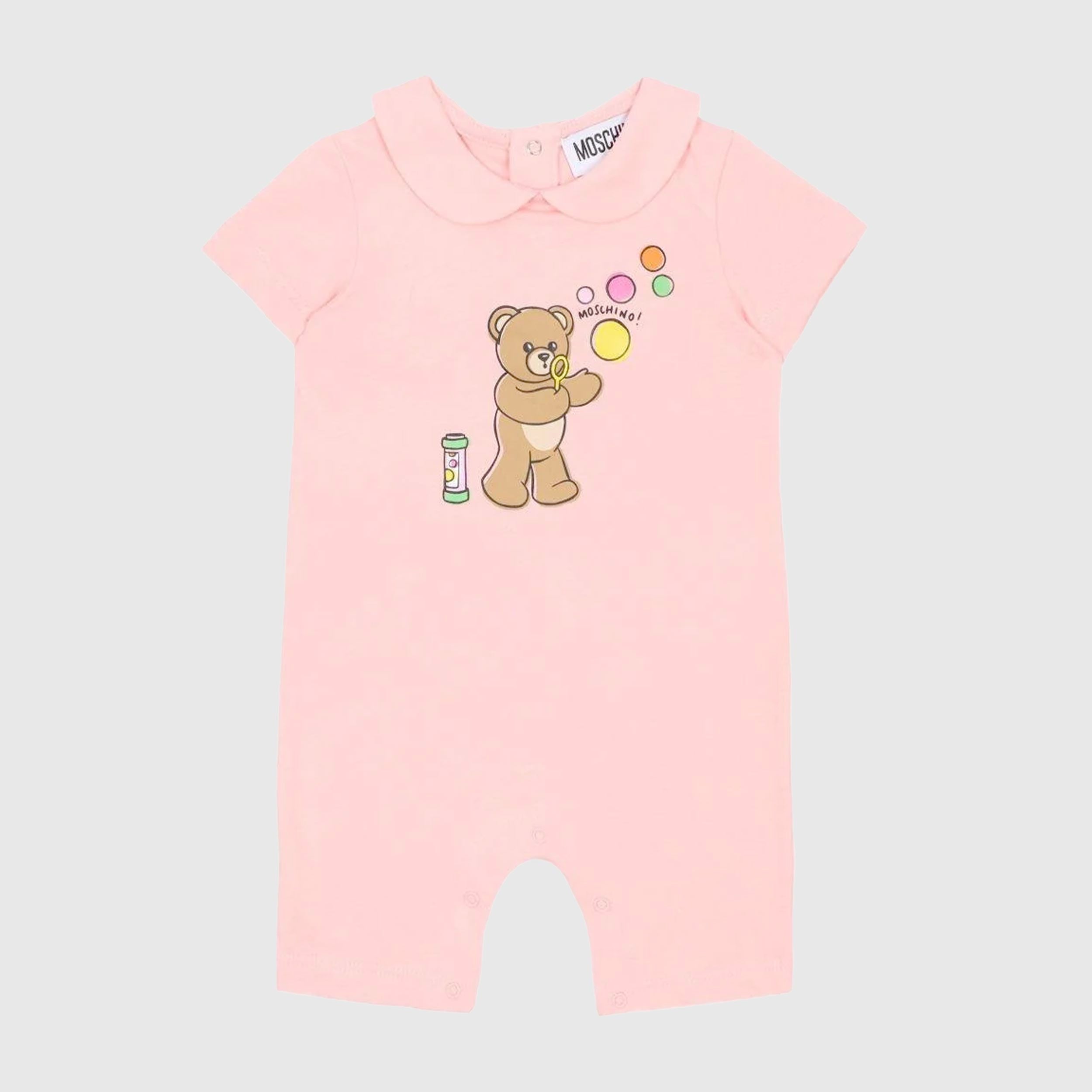 Tutina Rosa con Apertura sul Fondo e Teddy Firmata MOSCHINO